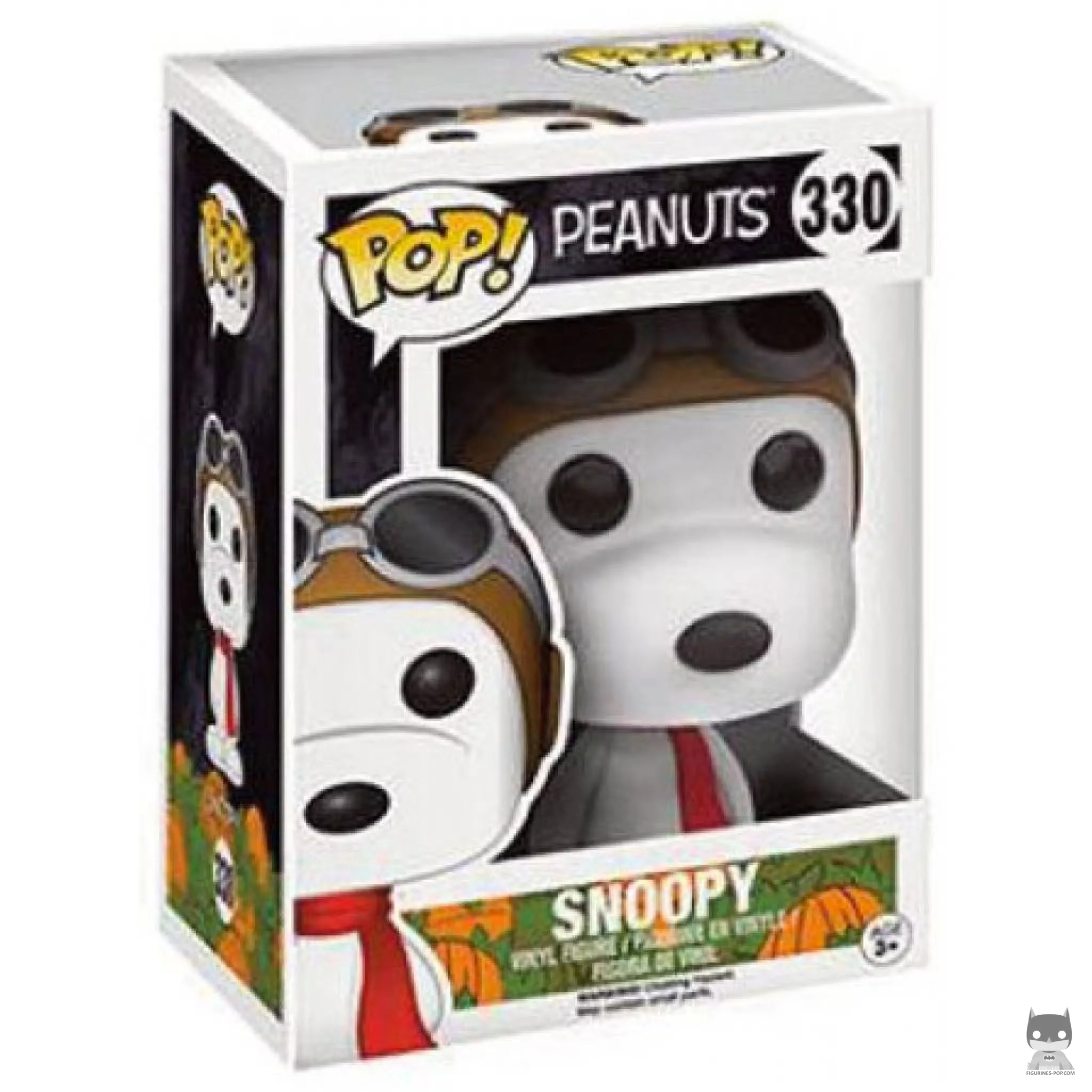 Figura Funko Pop! Snoopy as de la aviación en su caja