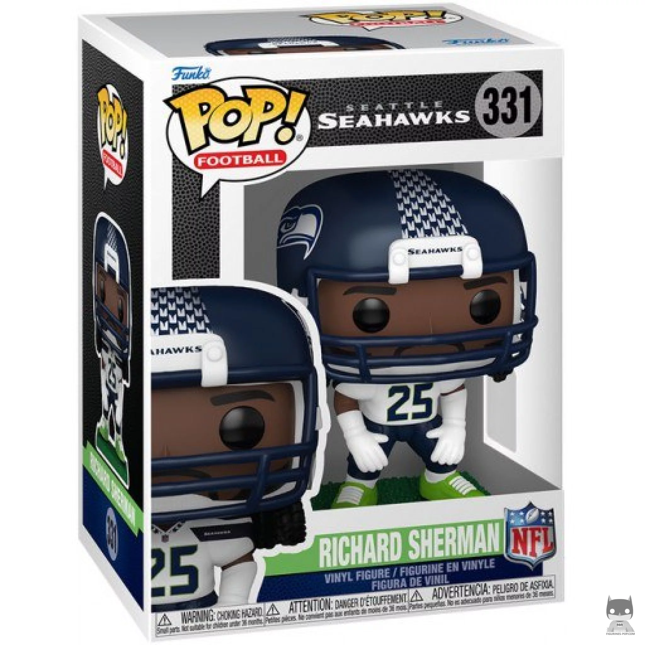 Figura Funko Pop! Richard Sherman en su caja
