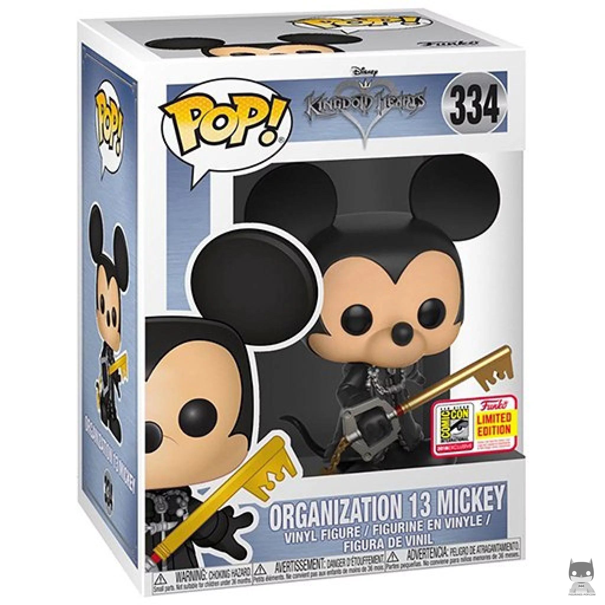 Figura Funko Pop! Mickey Mouse (Organización XIII) en su caja