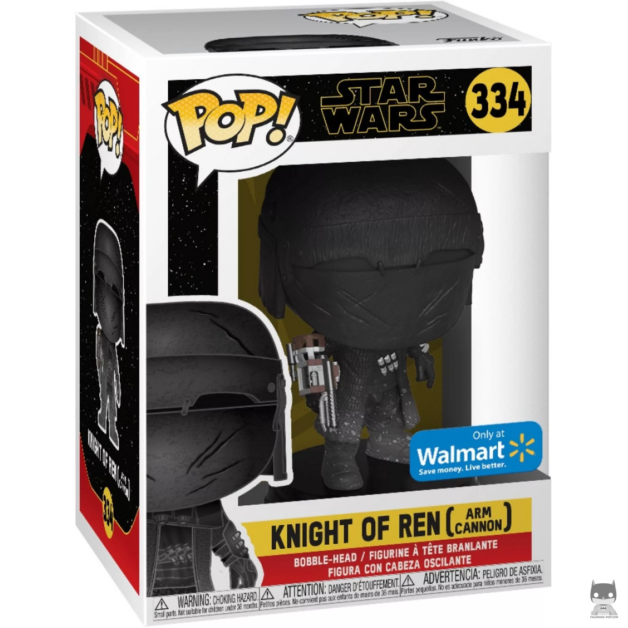 Figura Funko Pop! Caballero de Ren con brazo cañón en su caja