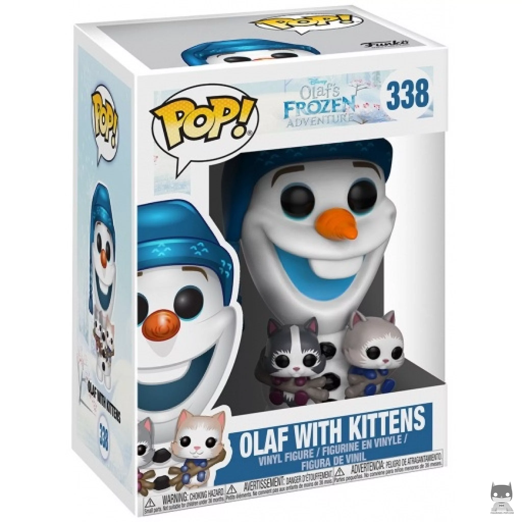 Figura Funko Pop! Olaf con gatitos en su caja