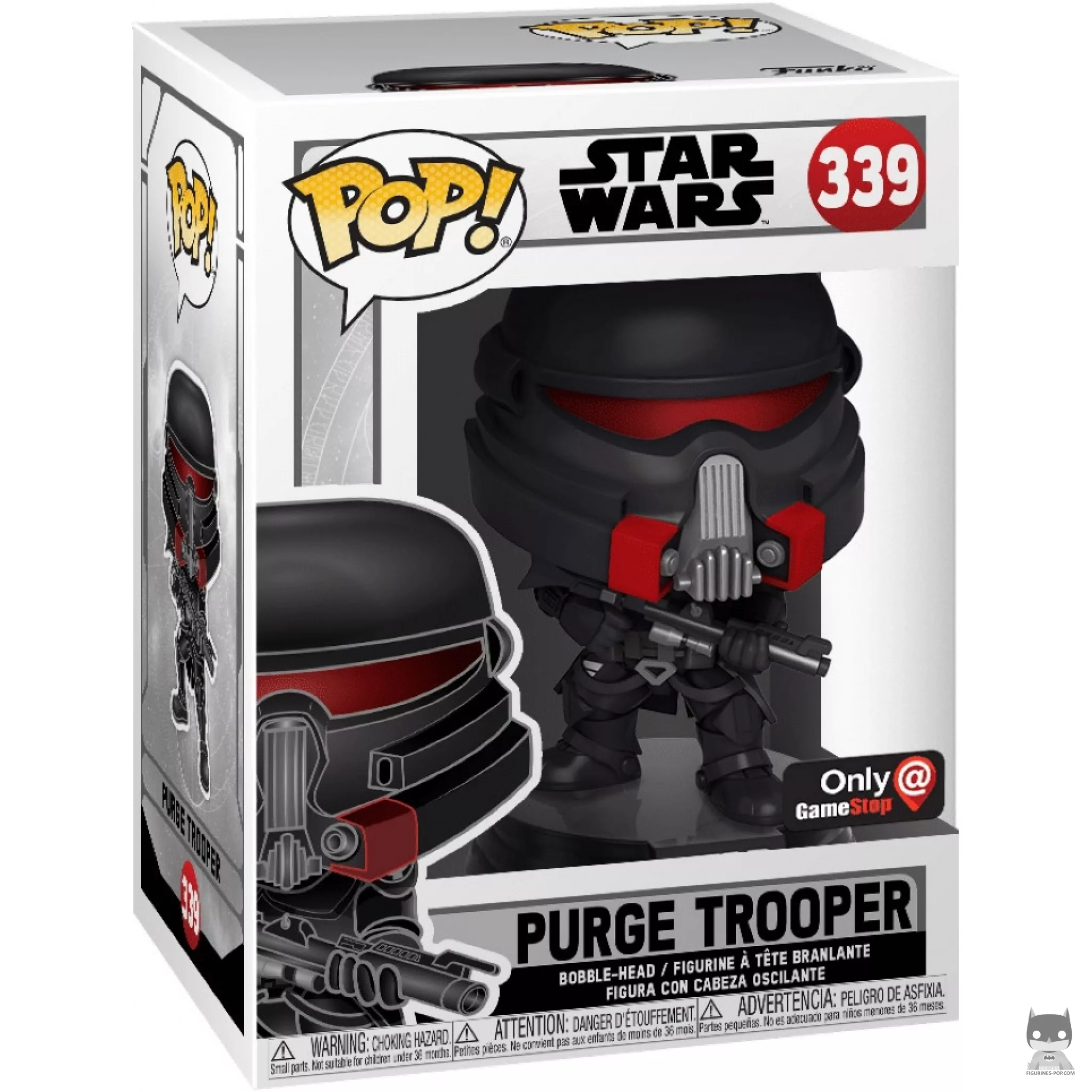 Figura Funko Pop! Purge Trooper en su caja