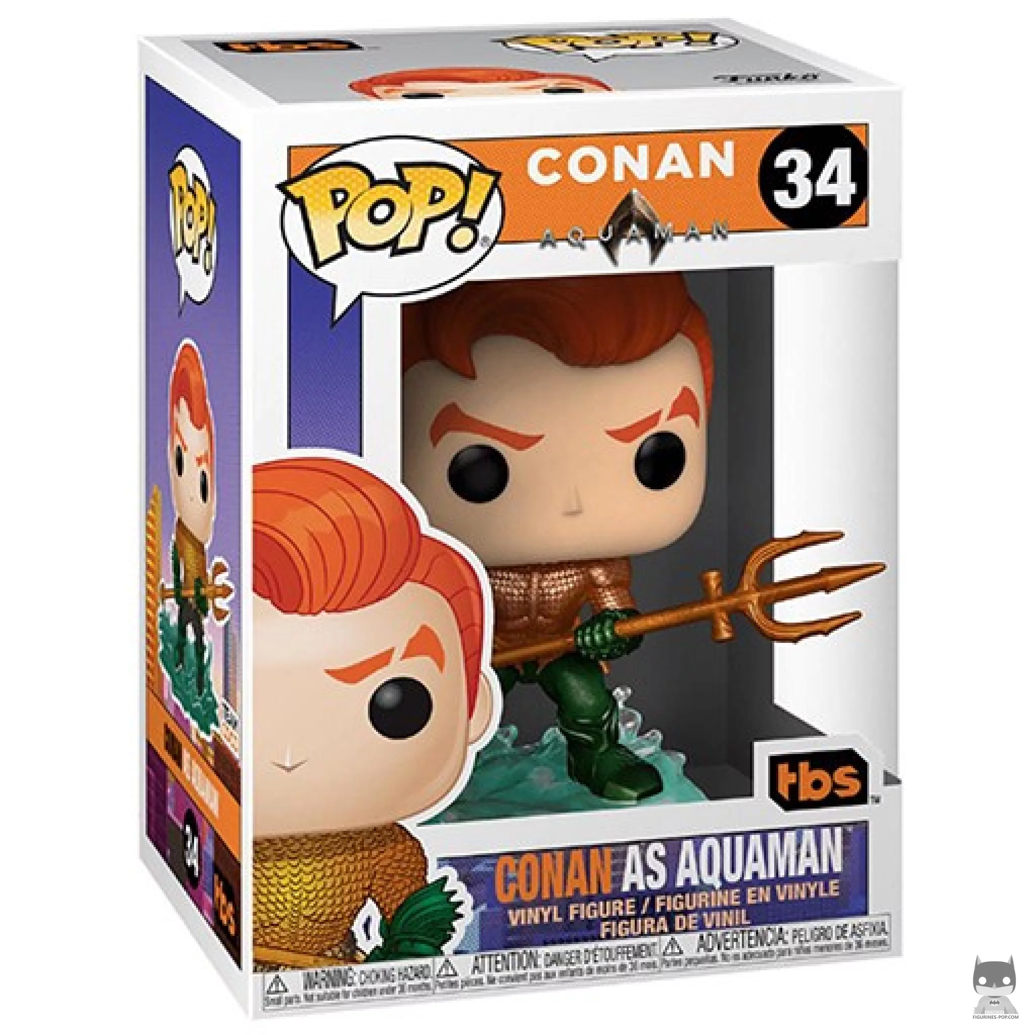 Figura Funko Pop! Conan como Aquaman en su caja