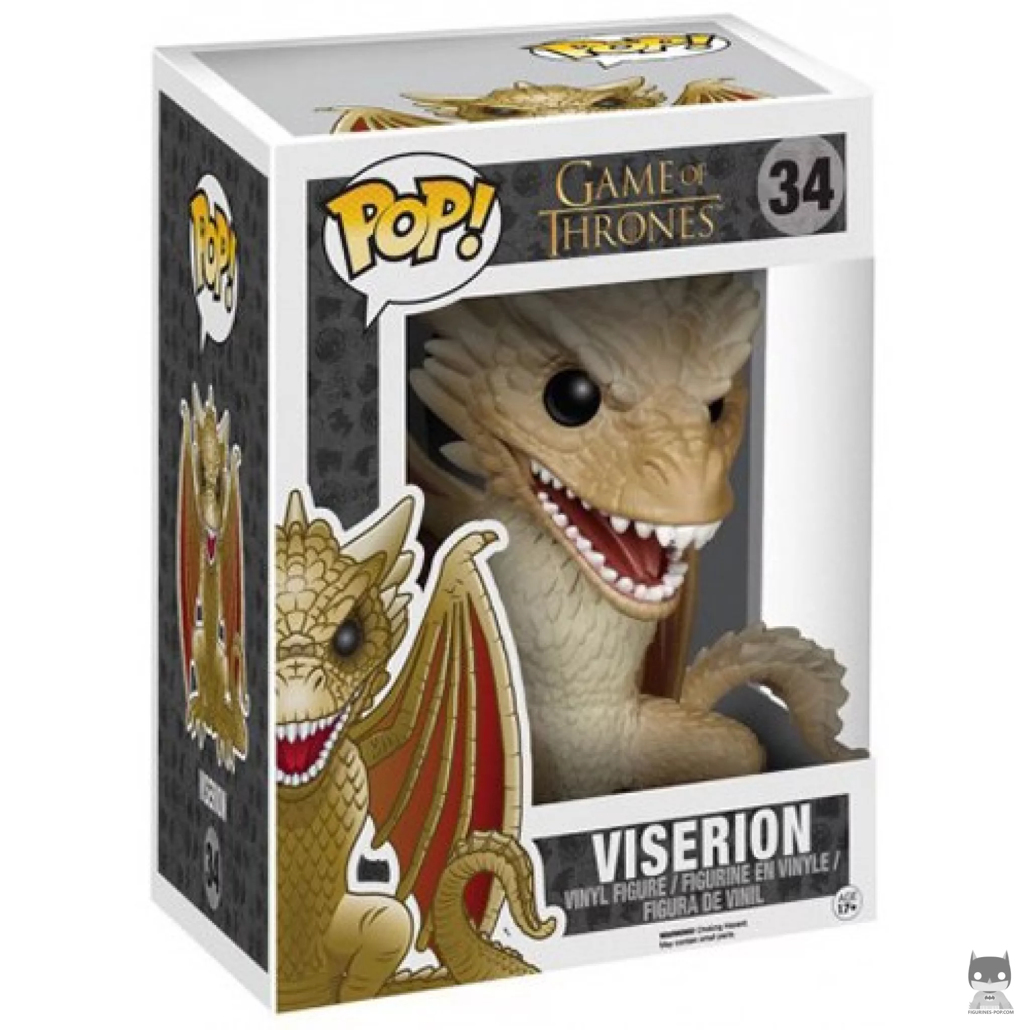 Figura Funko Pop! Viserion (Supersized) en su caja