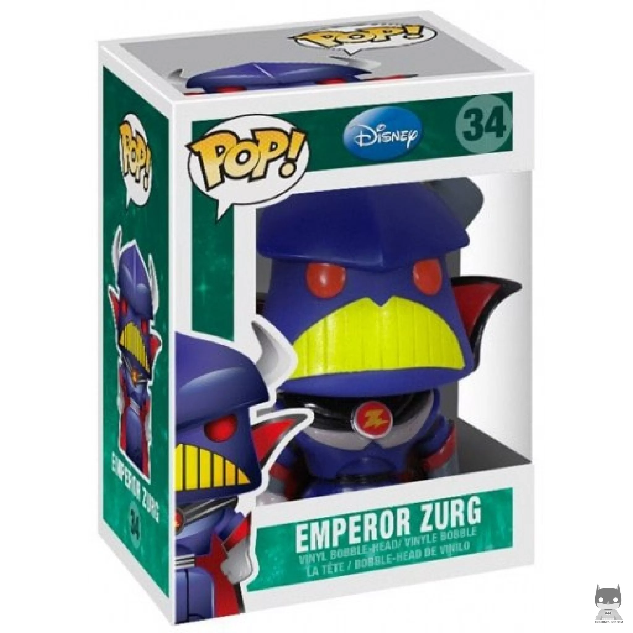Figura Funko Pop! Emperador Zurg en su caja