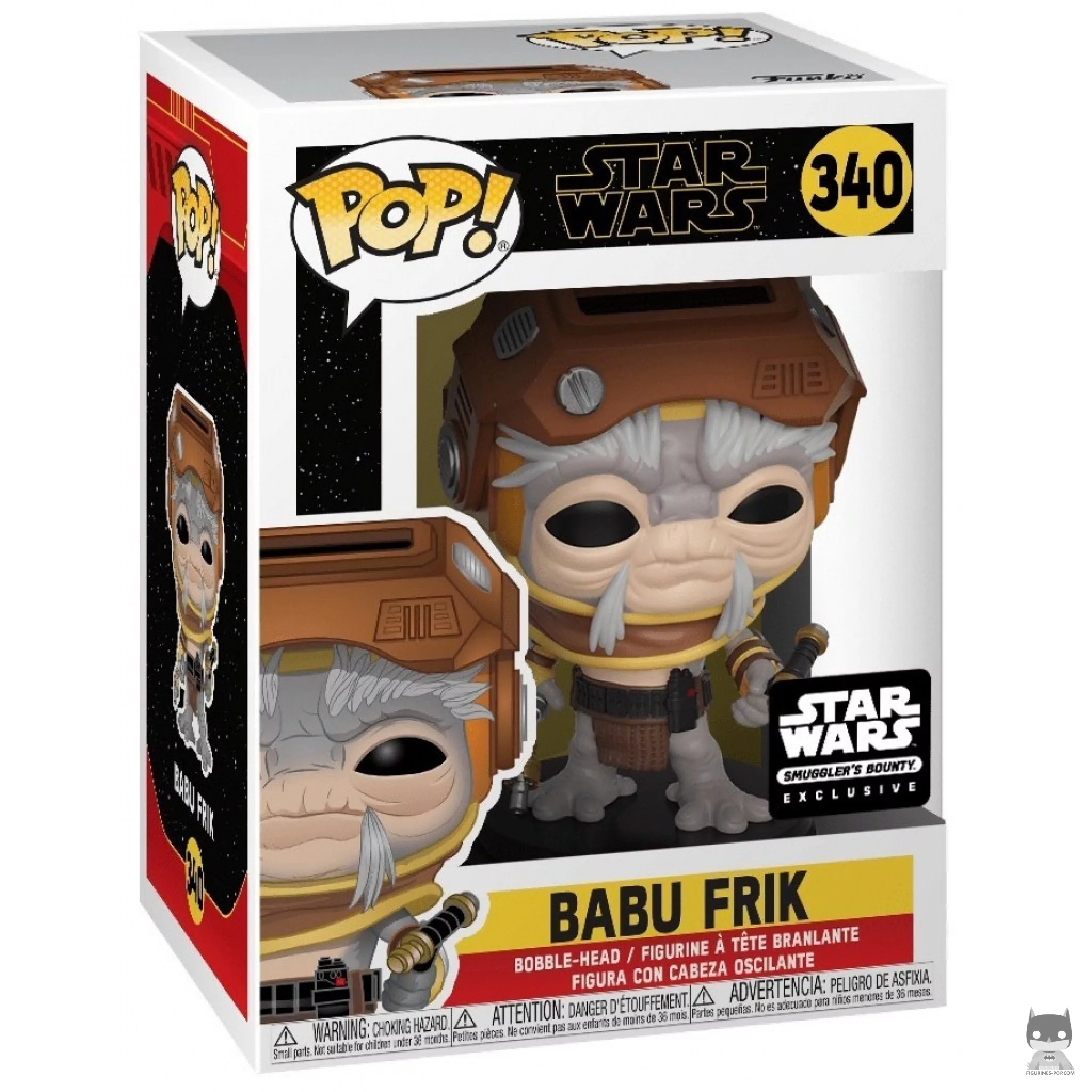 Figura Funko Pop! Babu Frik en su caja