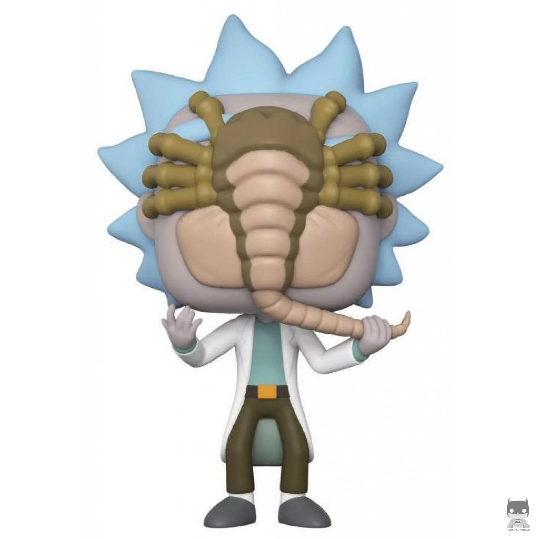 Figura Funko Pop! Rick con Facehugger (Rick y Morty)