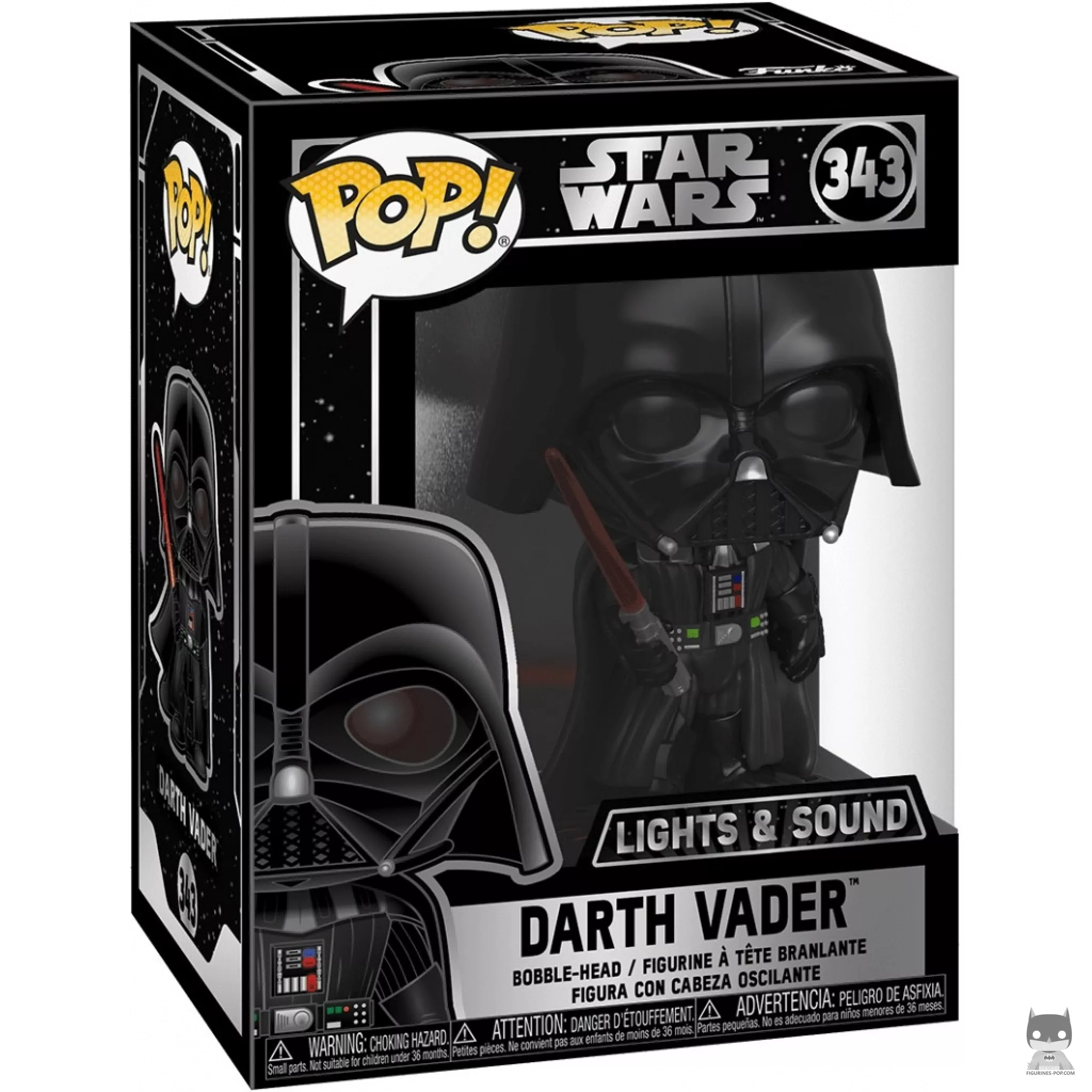 Figura Funko Pop! Darth Vader (Luces y sonido) en su caja