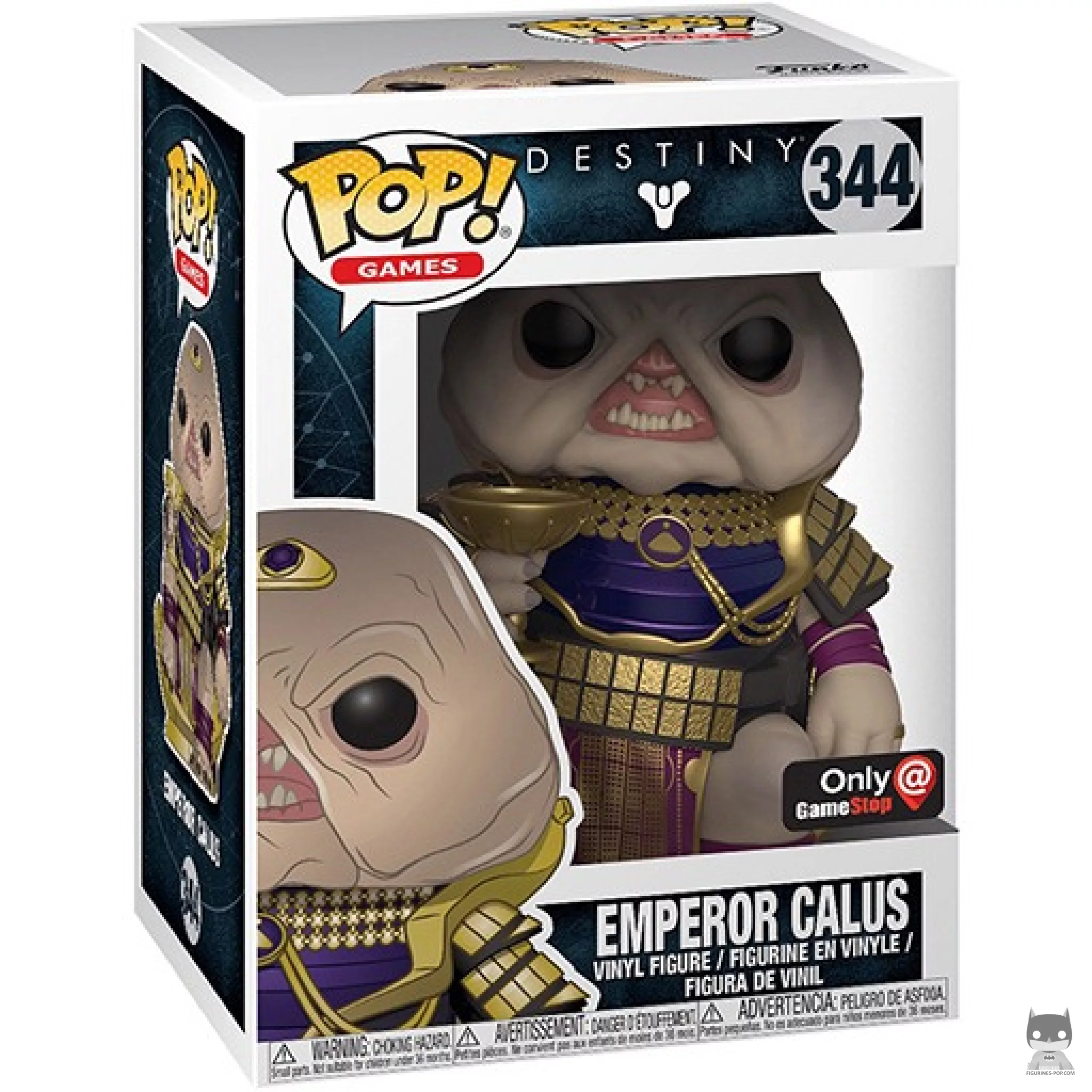 Figura Funko Pop! Emperor Calus en su caja
