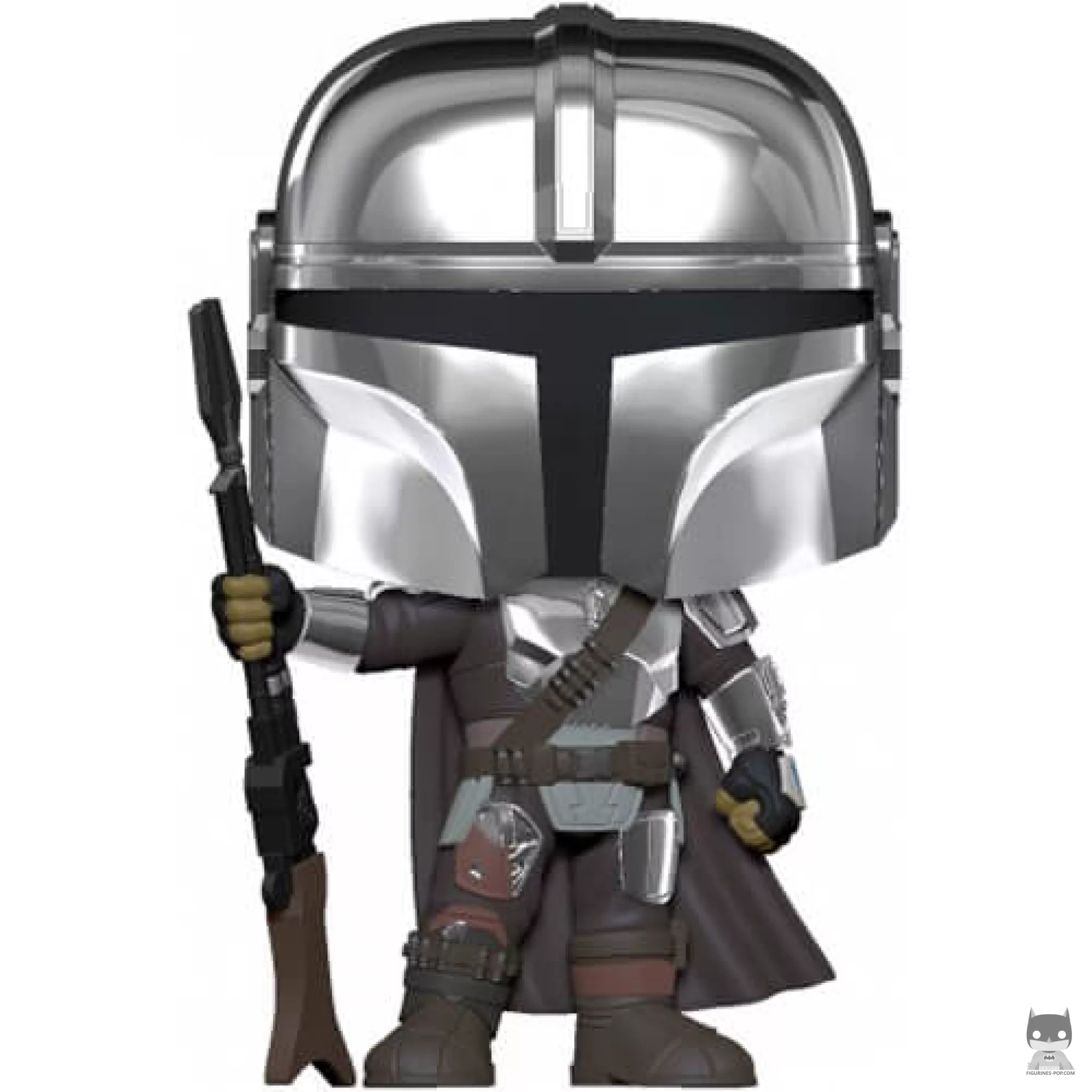 Figura Funko Pop! El Mandaloriano (Cromado) (The Mandalorian (Star Wars))