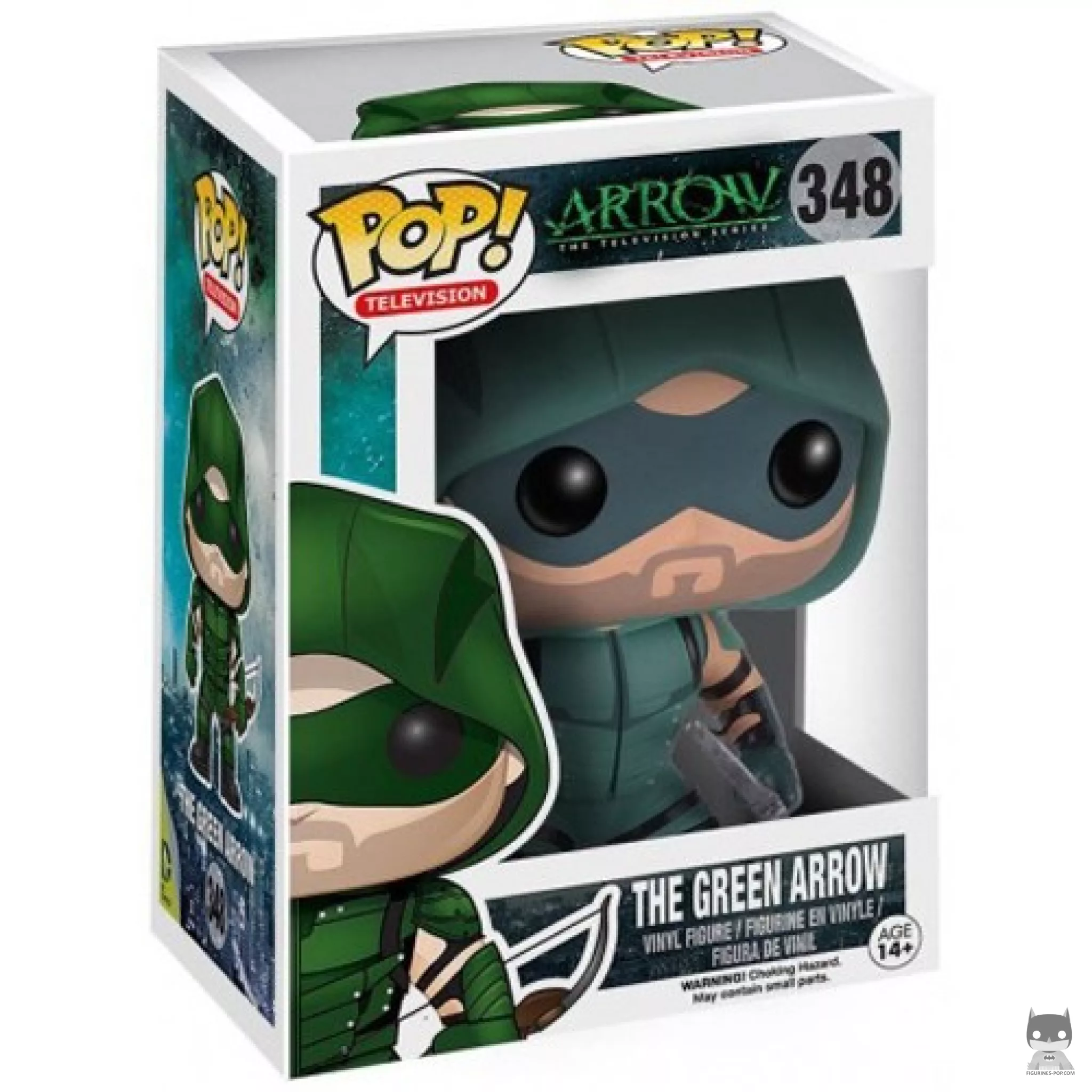 Figura Funko Pop! Flecha Verde en su caja