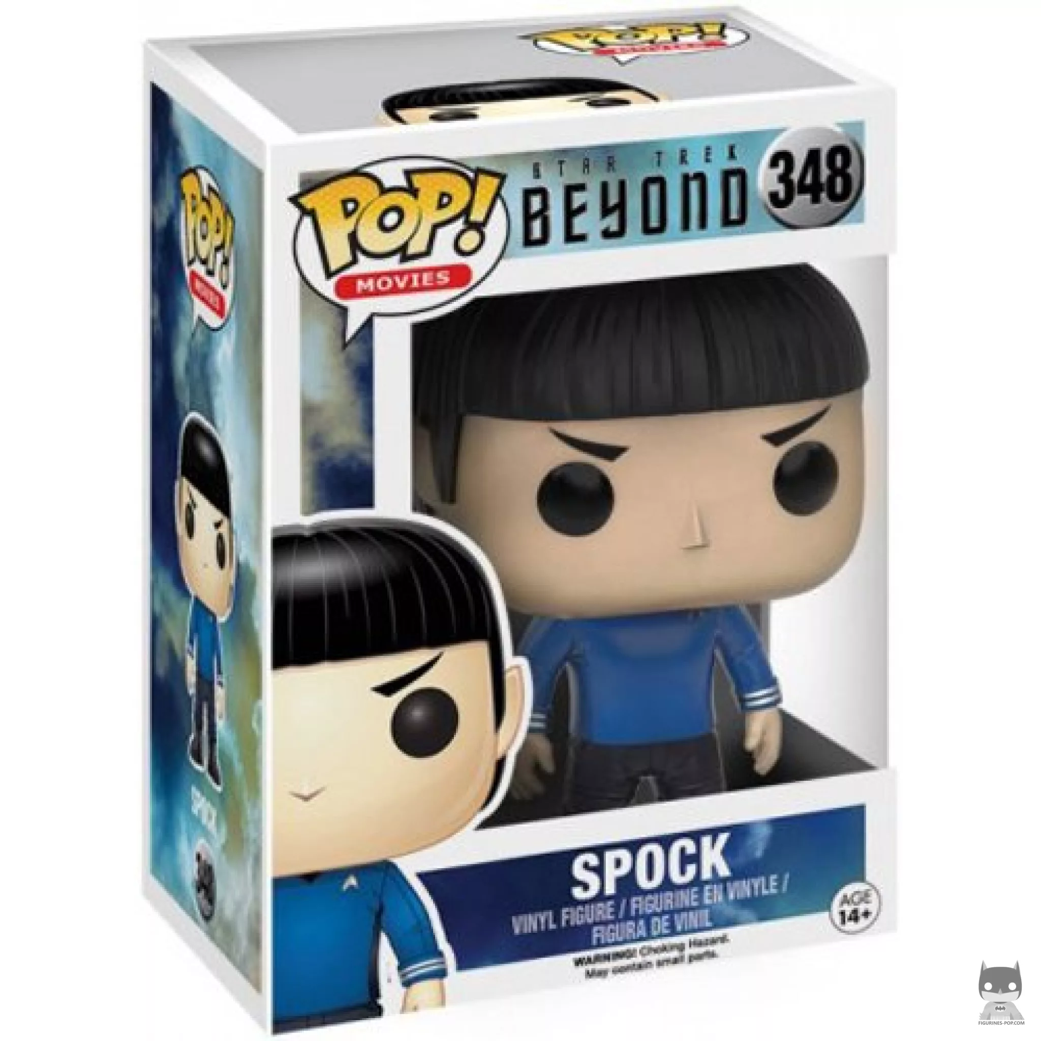 Figura Funko Pop! Spock (Uniforme de servicio) en su caja