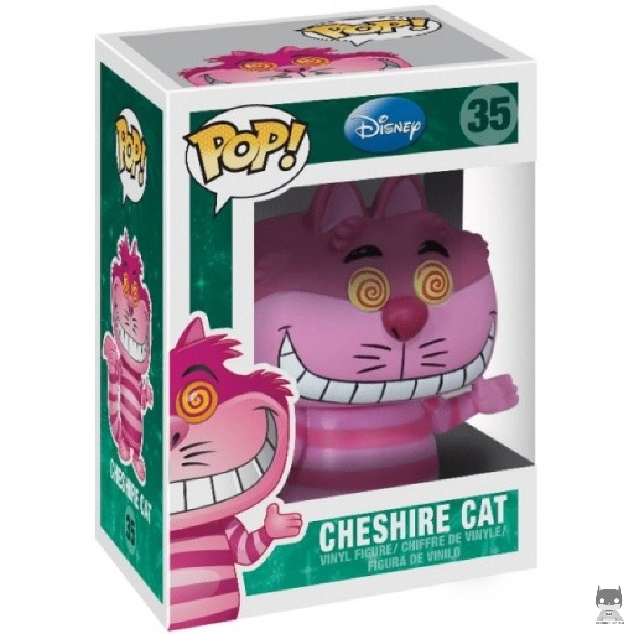 Figura Funko Pop! Gato de Cheshire en su caja