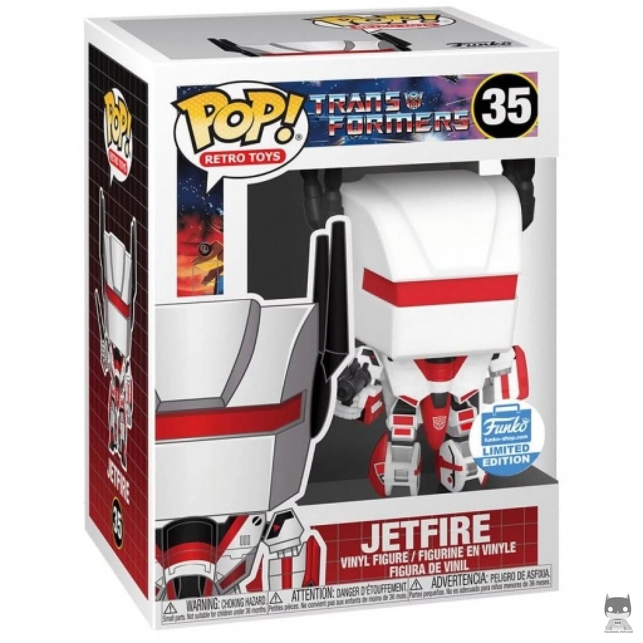 Figura Funko Pop! Jetfire en su caja