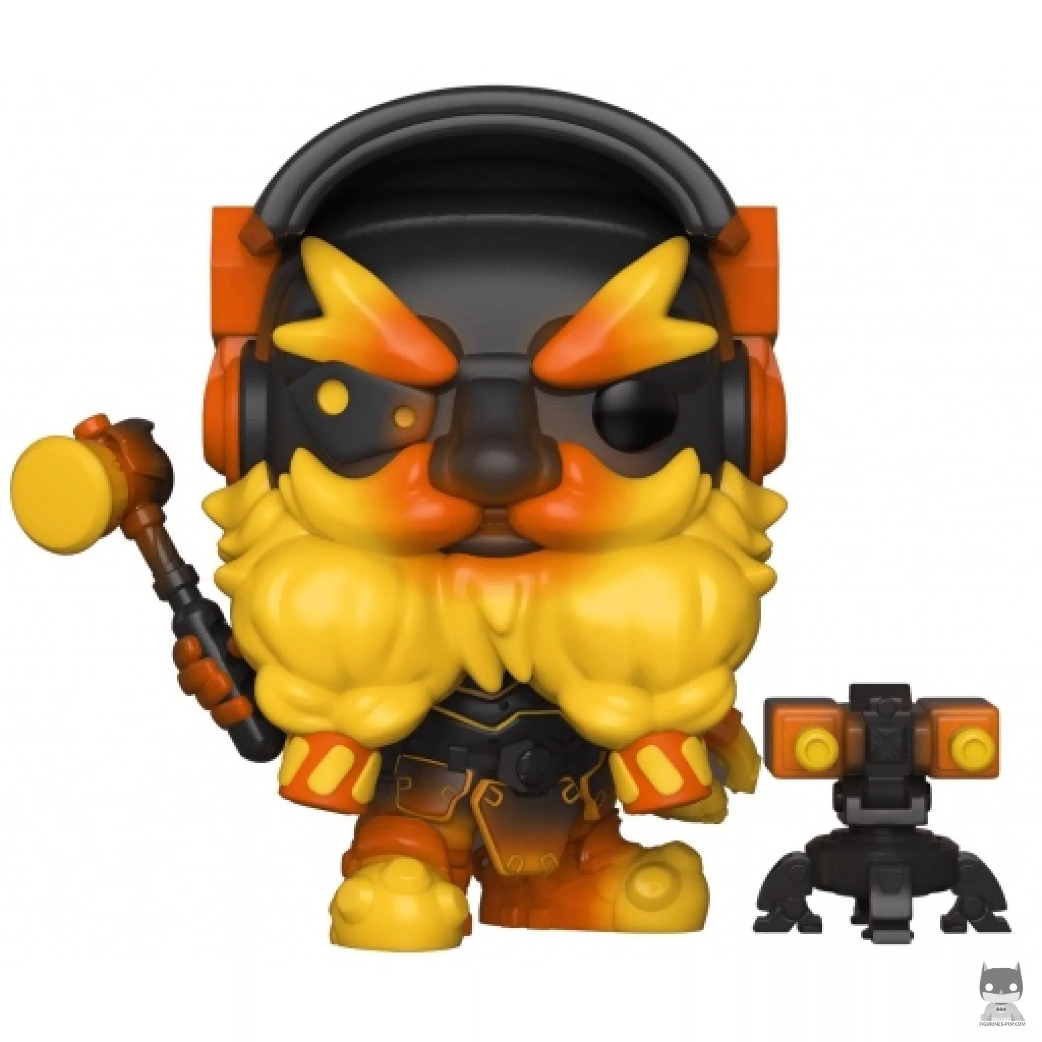 Figura Funko Pop! Torbjörn con torreta (Aspecto Molten Core) (Overwatch)