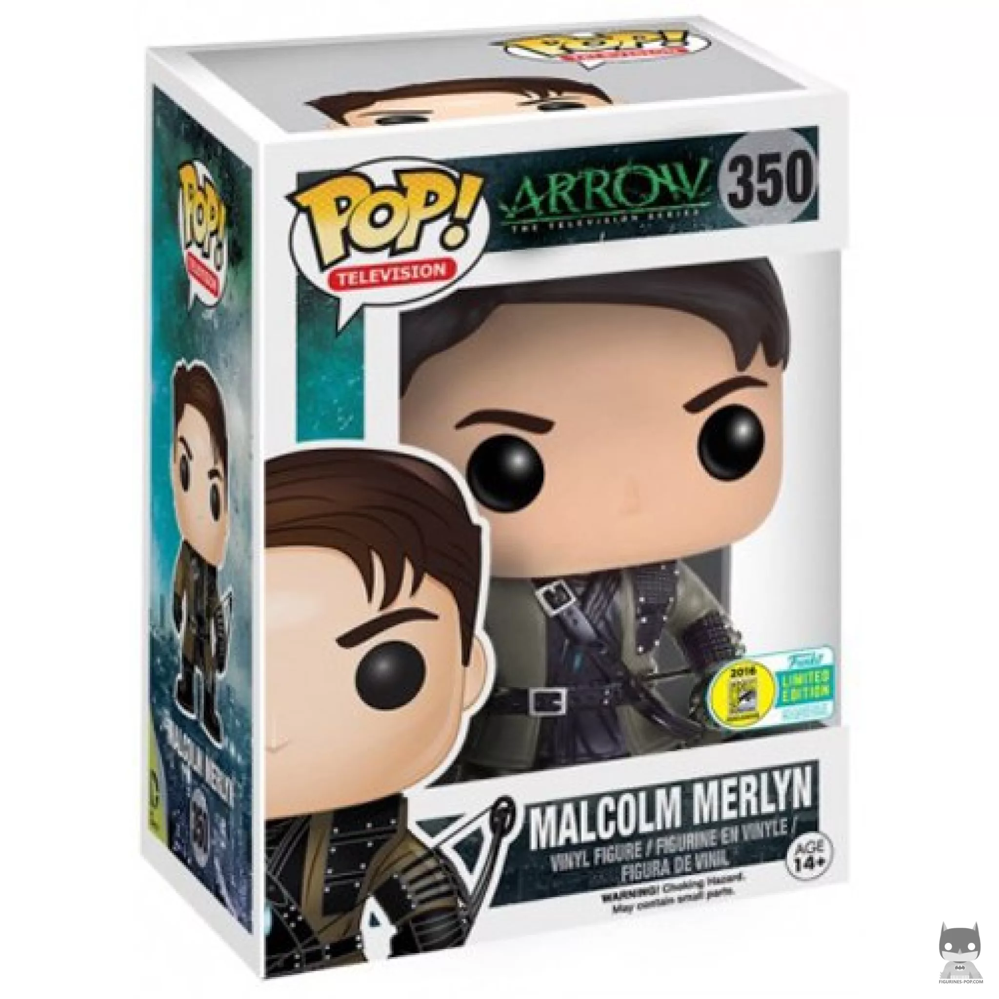 Figura Funko Pop! Malcolm Merlyn en su caja