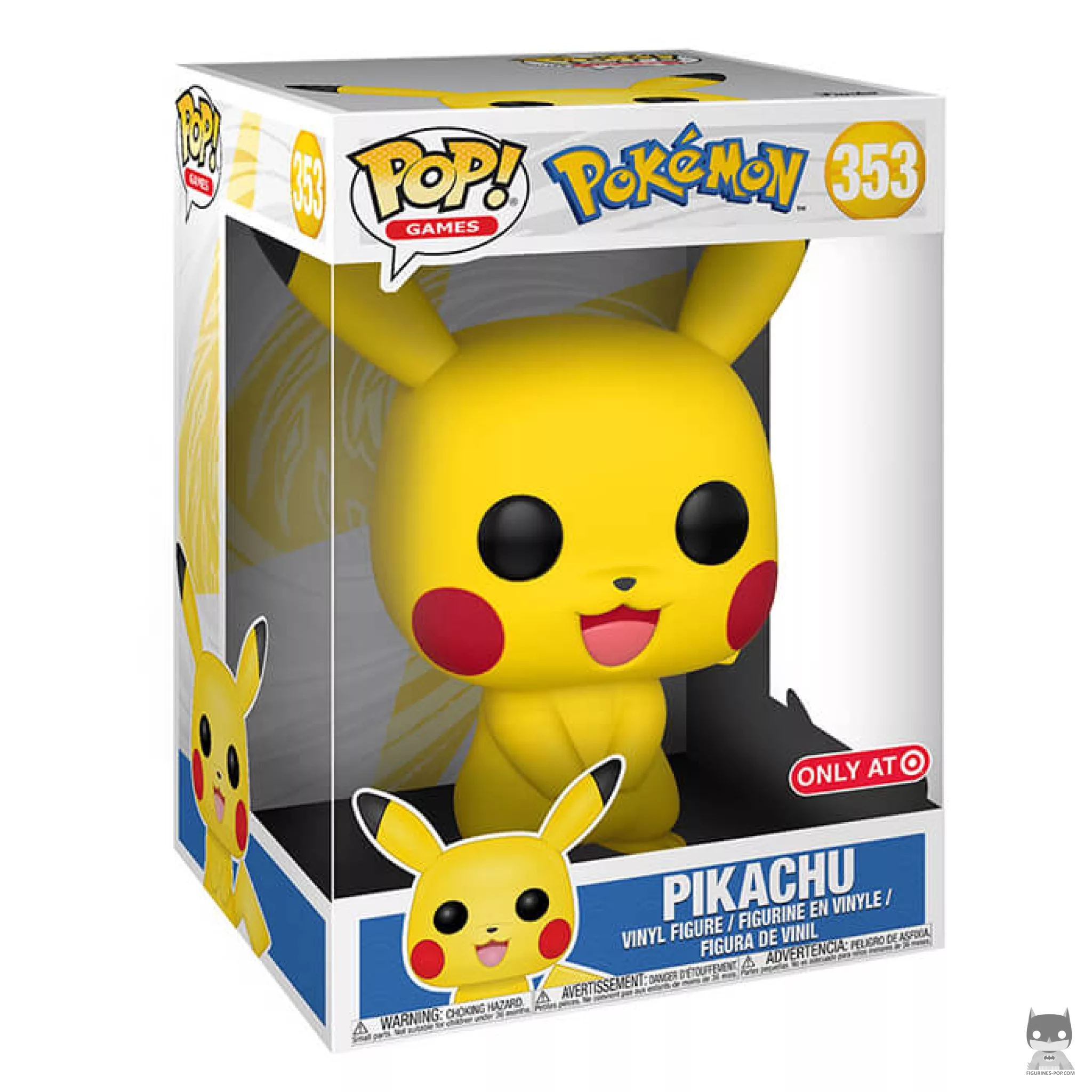 Figura Funko Pop! Pikachu (Supersized 10'') en su caja