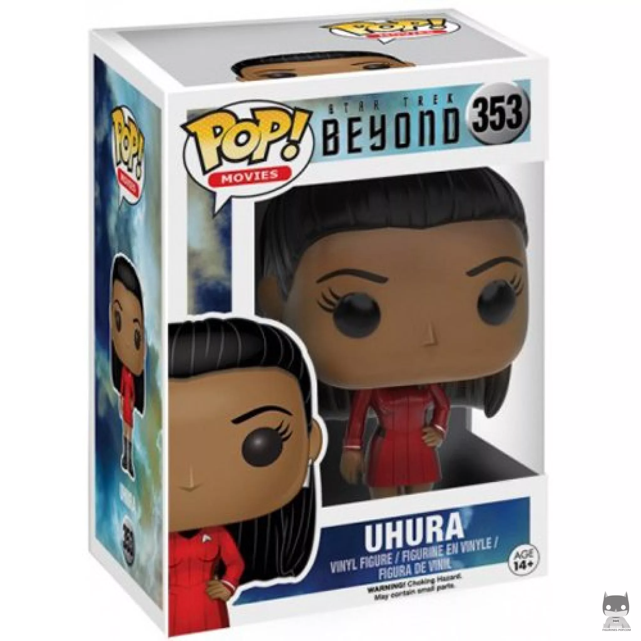 Figura Funko Pop! Uhura (Uniforme de servicio) en su caja