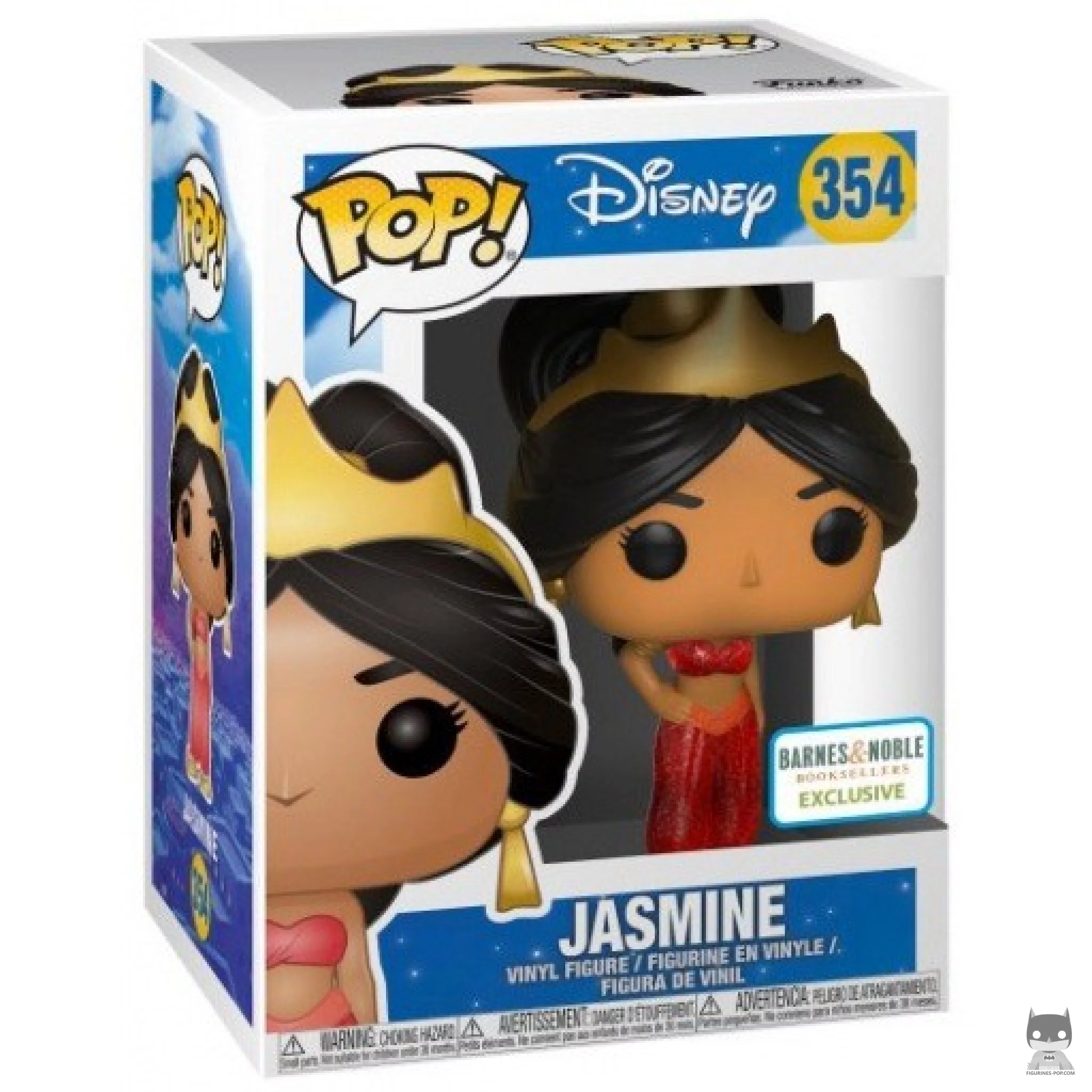 Figura Funko Pop! Jasmine (Purpurina) en su caja