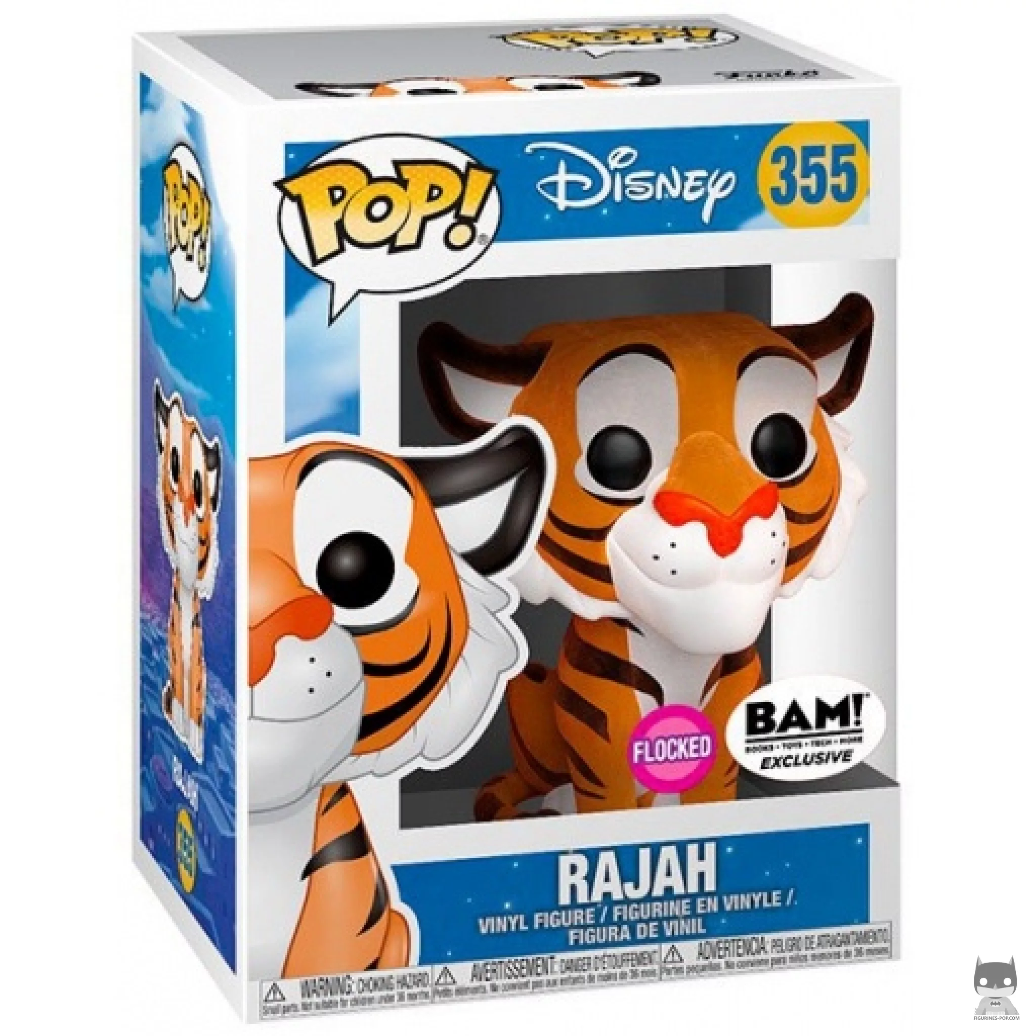 Figura Funko Pop! Rajah (Flocado) en su caja
