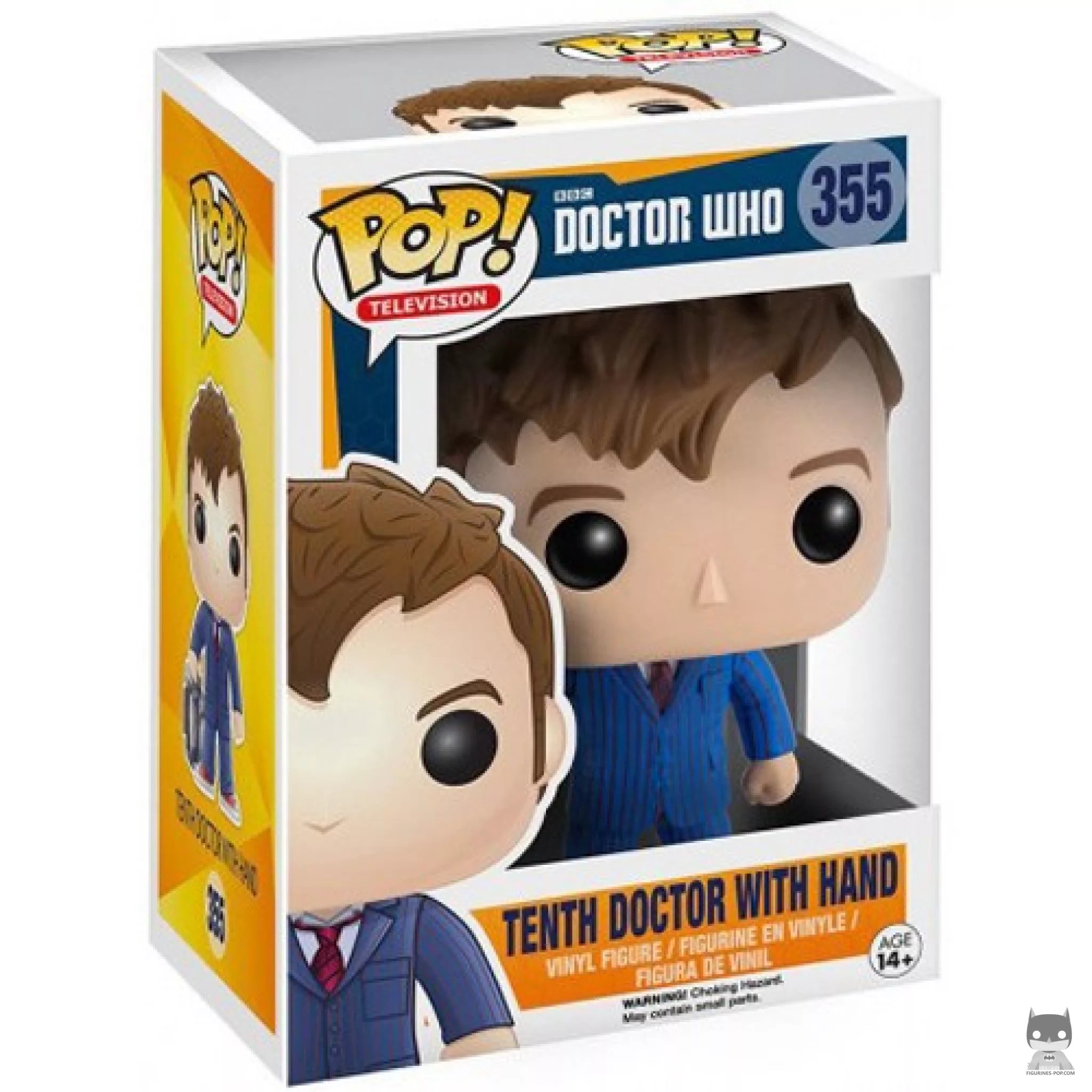 Figura Funko Pop! Décimo Doctor (Ten) en su caja