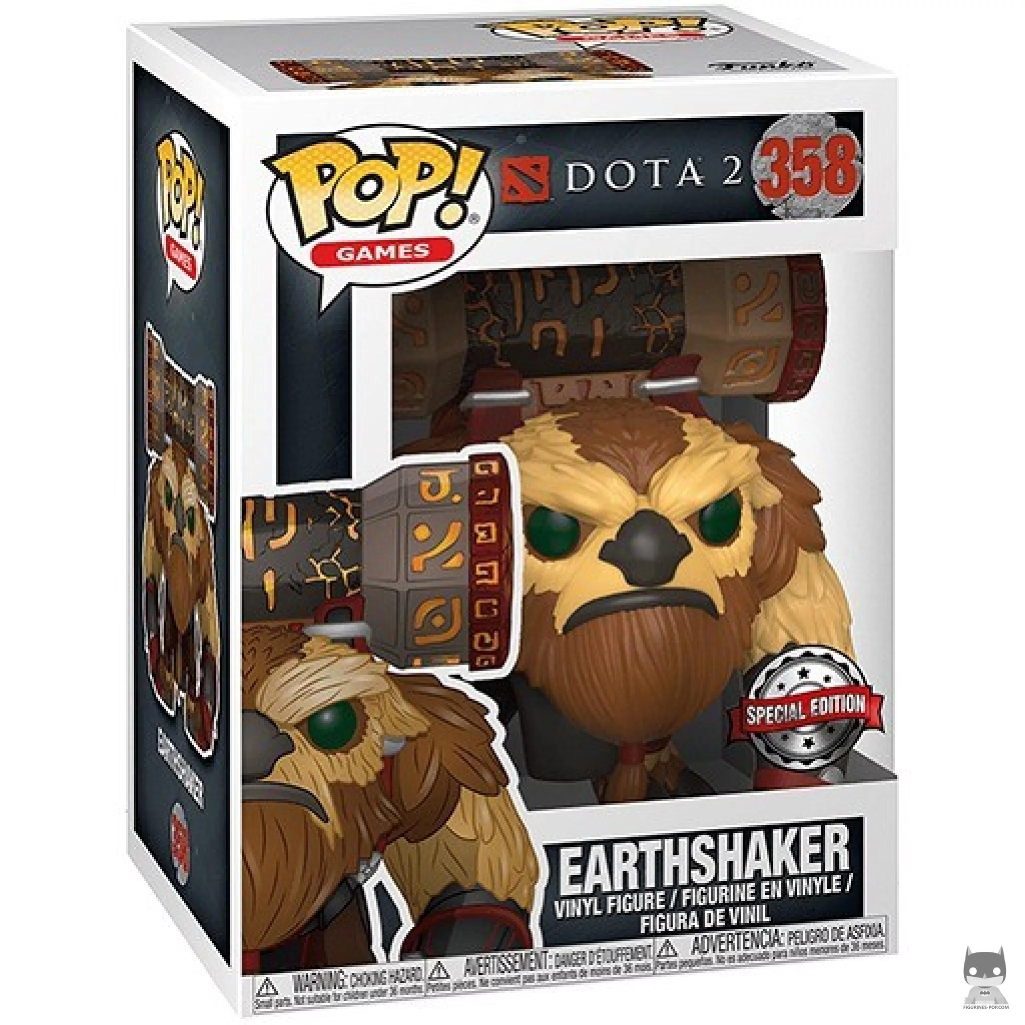 Figura Funko Pop! Earthshaker en su caja