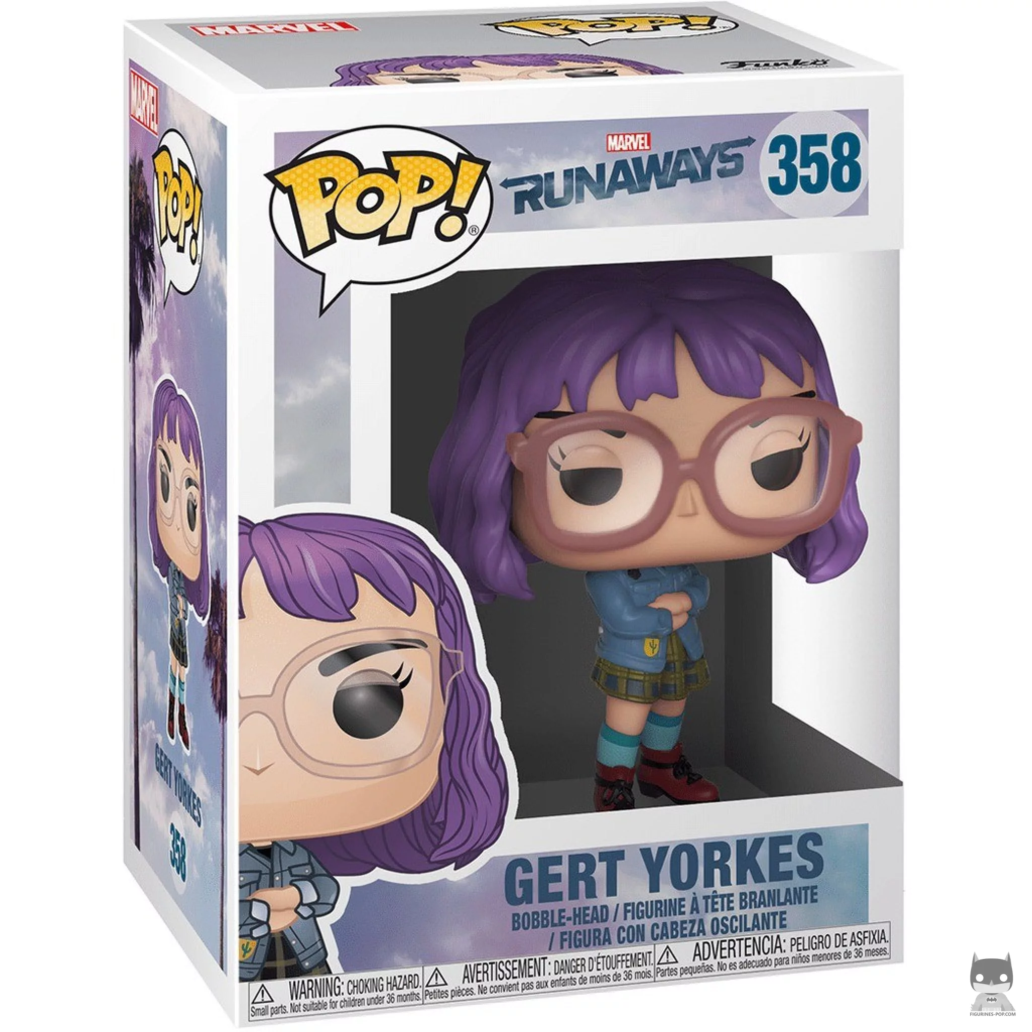 Figura Funko Pop! Gert Yorkes en su caja