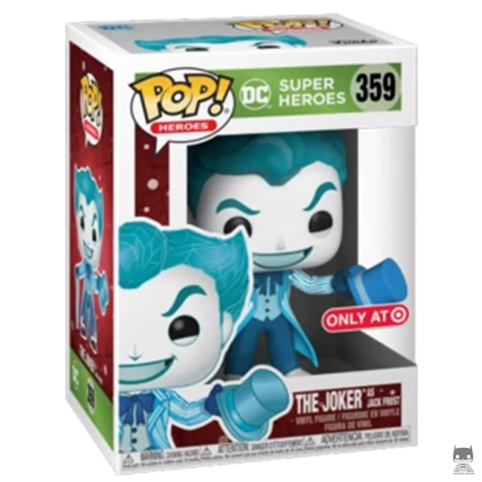 Figura Funko Pop! Joker como Jack Frost en su caja