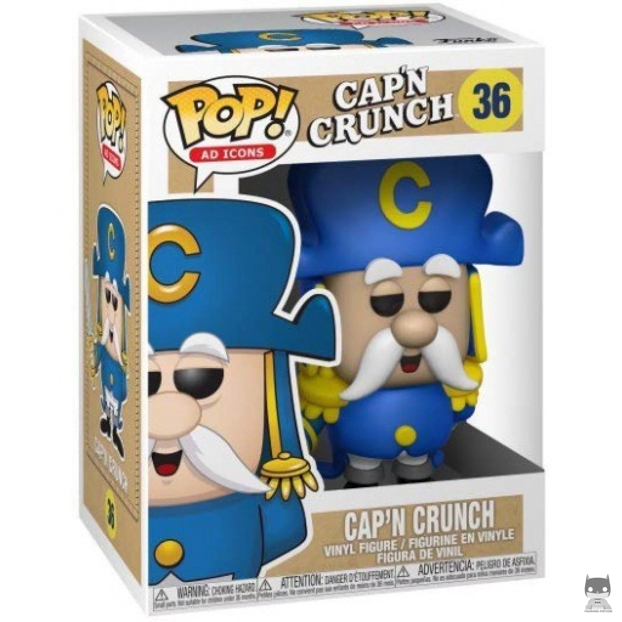 Figura Funko Pop! Cap'n Crunch (con espada) en su caja