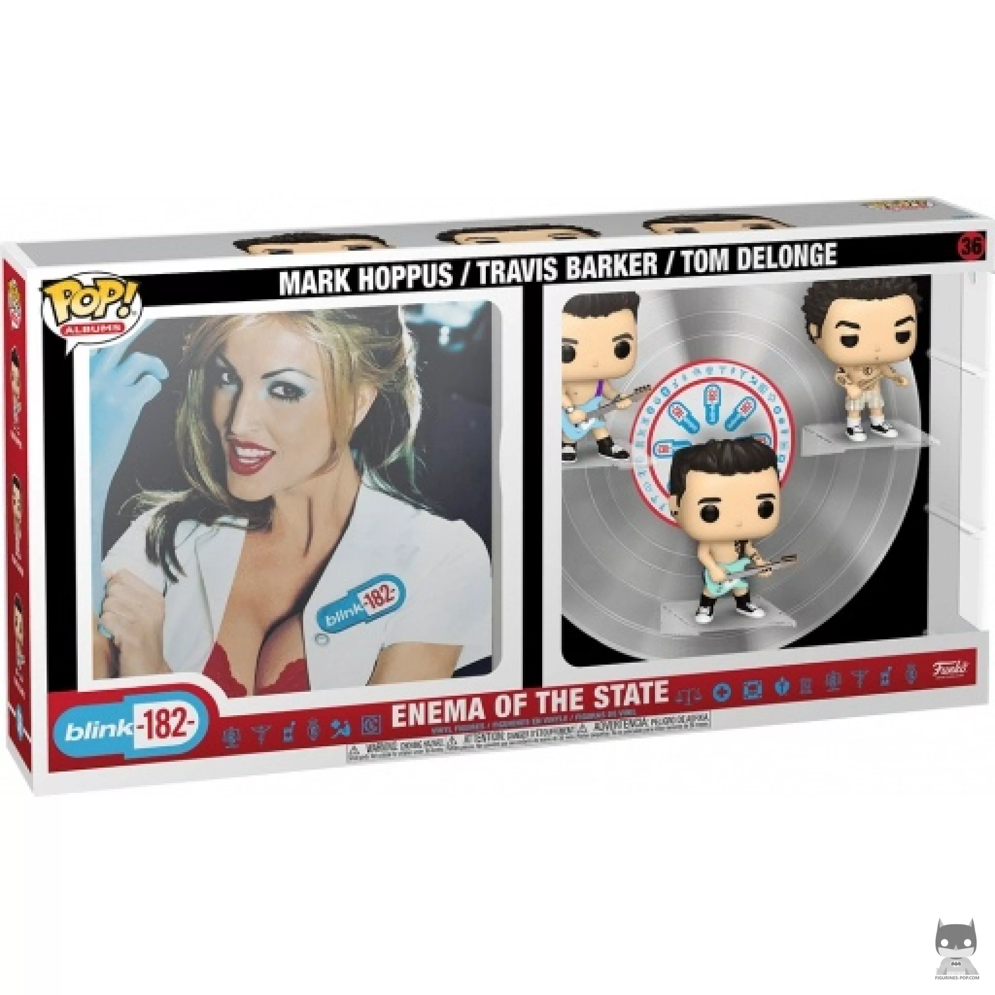 Figura Funko Pop! Blink-182: Enema of the State en su caja