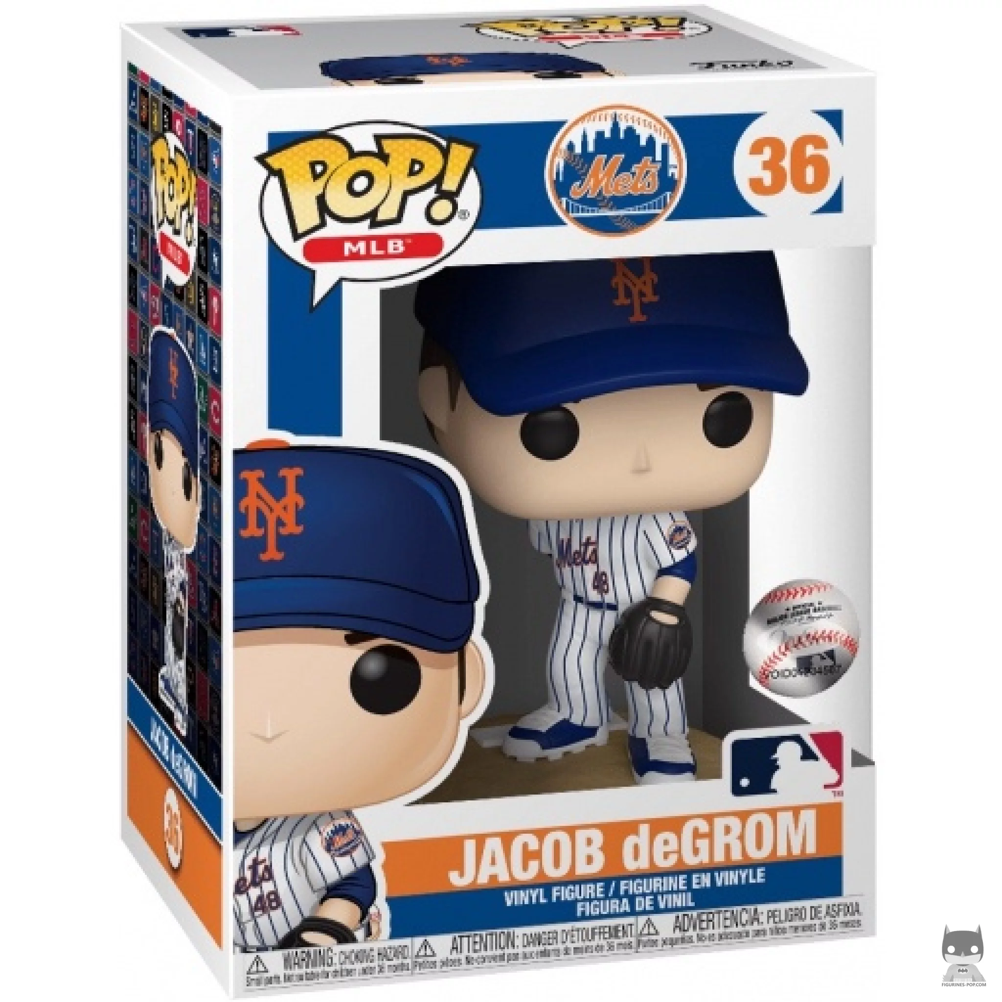 Figura Funko Pop! Jacob deGrom en su caja