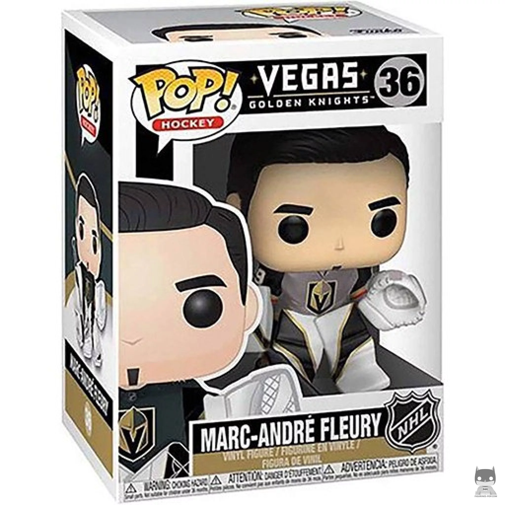 Figura Funko Pop! Marc-Andre Fleury en su caja