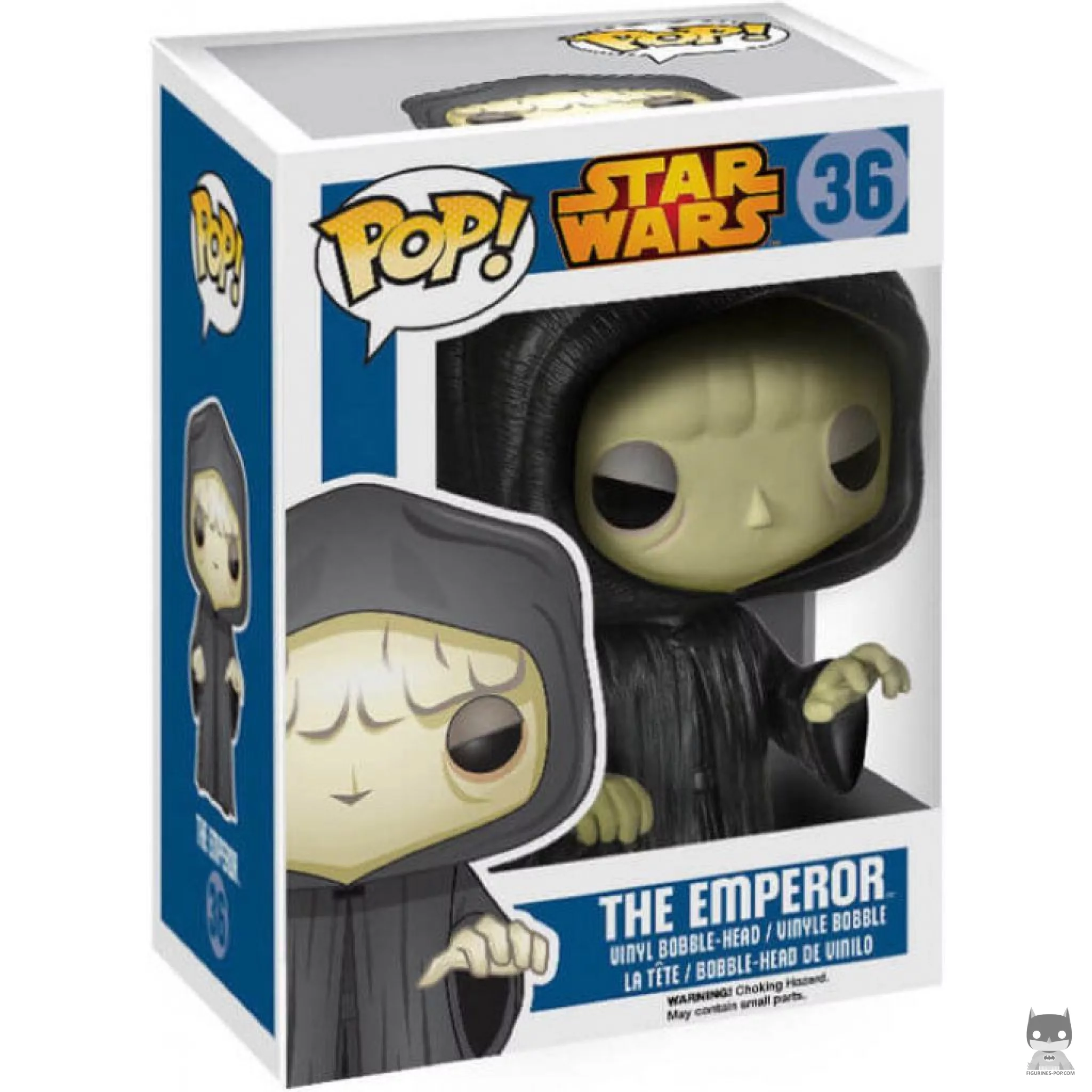 Figura Funko Pop! Emperador Palpatine en su caja