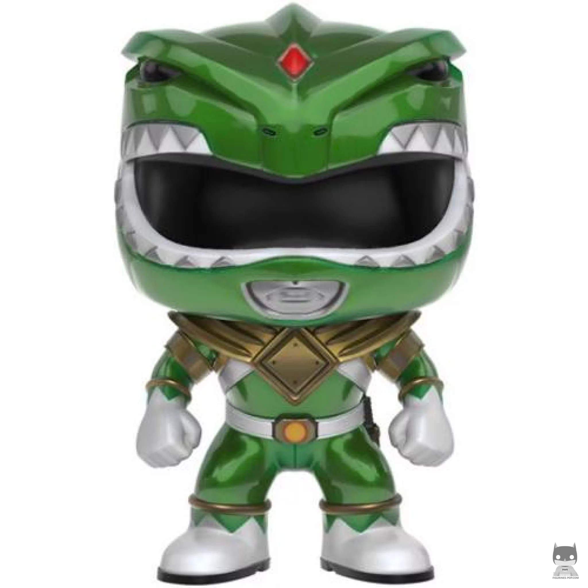 Figura Funko Pop! Ranger Verde (Metalizado) (Power Rangers)