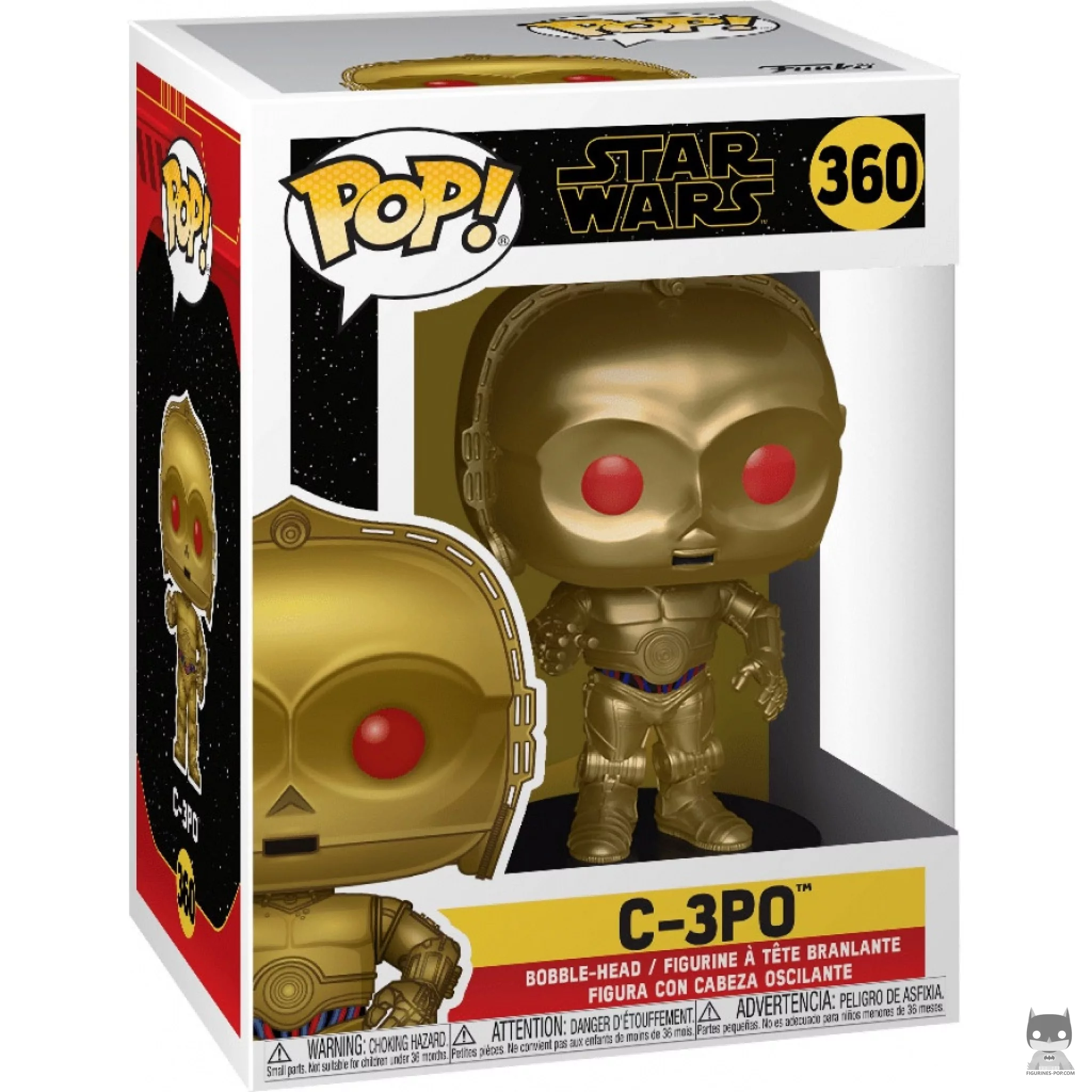 Figura Funko Pop! C-3PO (Dorado) en su caja