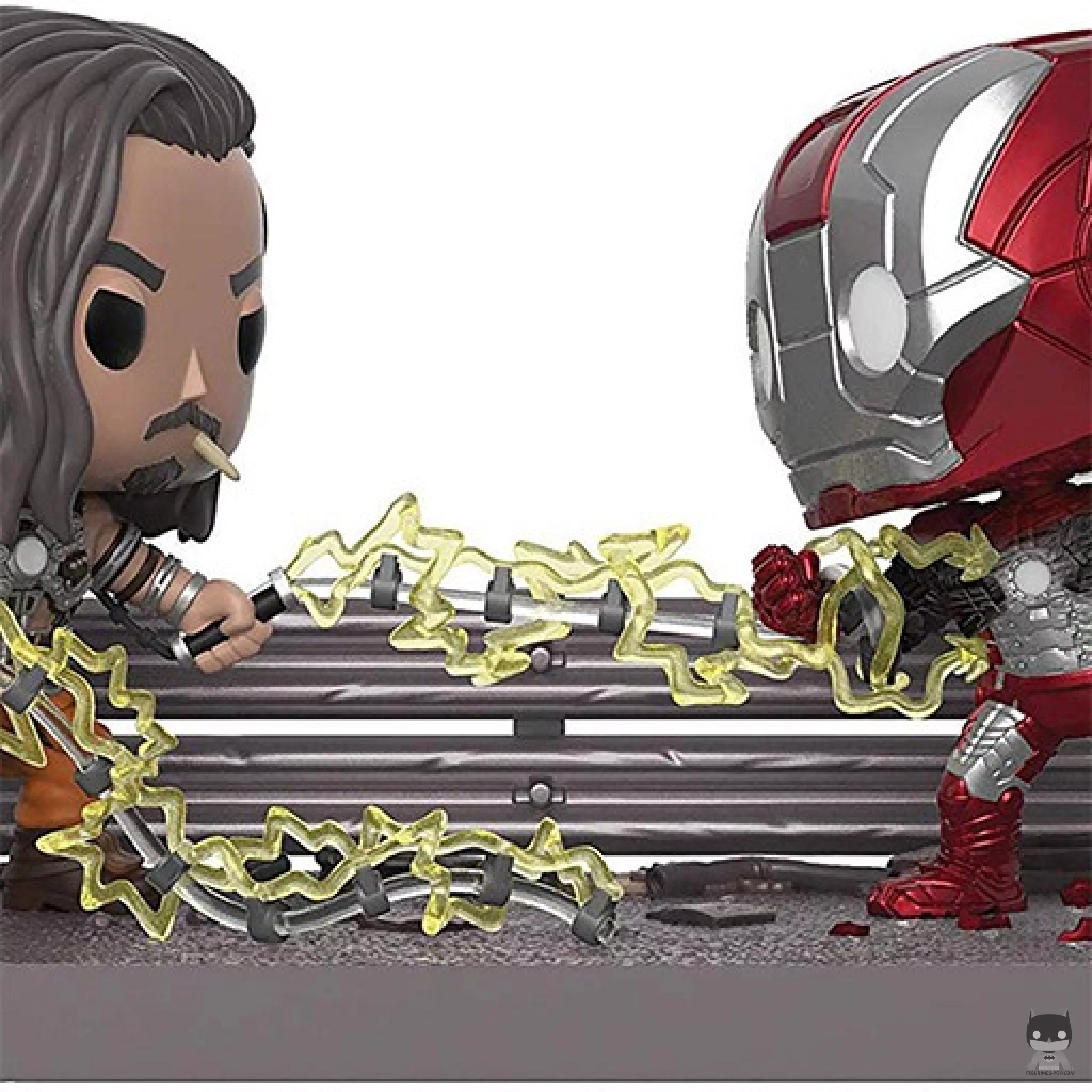 Figura Funko Pop! Whiplash vs Iron Man (Marvel Studios)