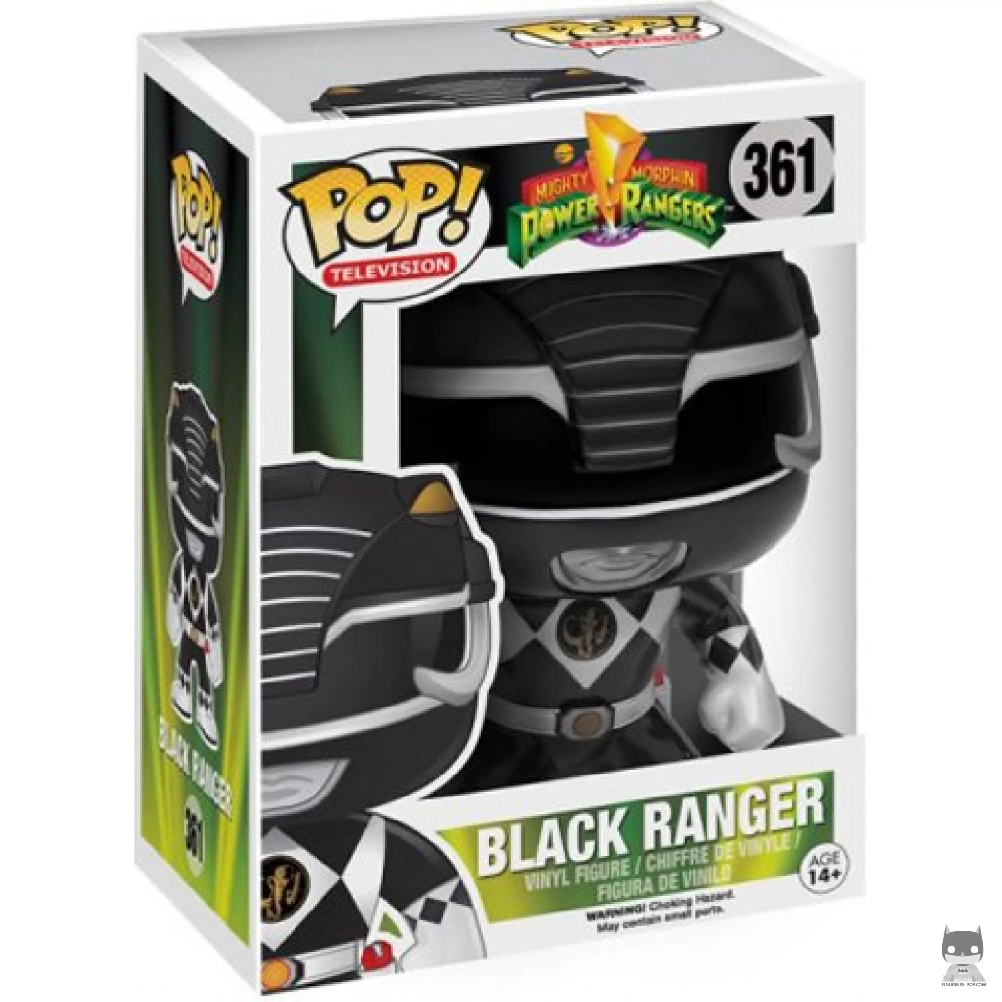 Figura Funko Pop! Ranger Negro en su caja