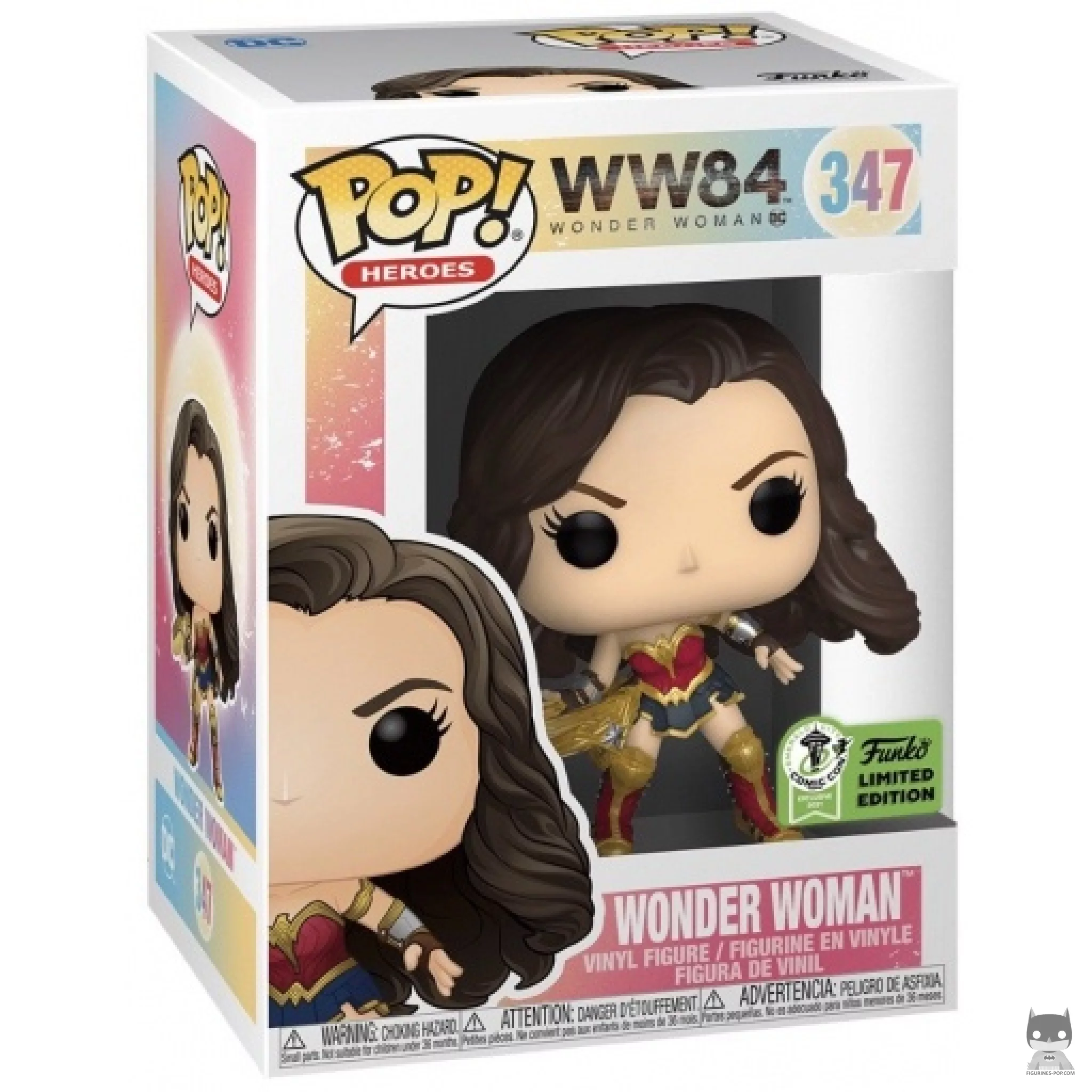 Figura Funko Pop! Wonder Woman en su caja