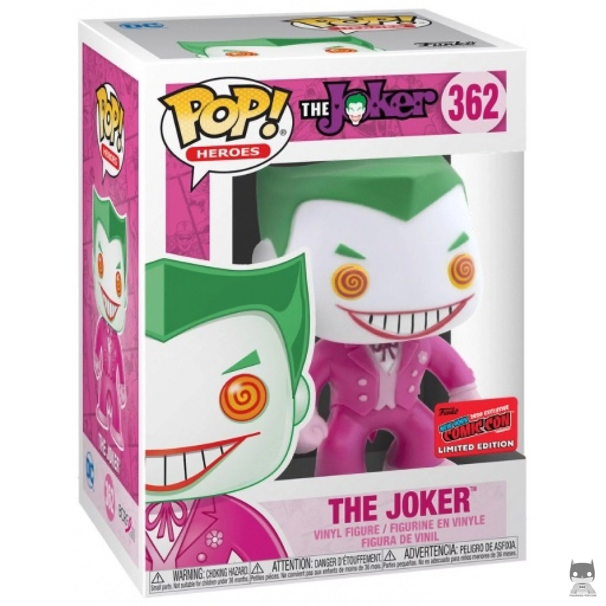 Figura Funko Pop! Joker (Octubre rosa) en su caja