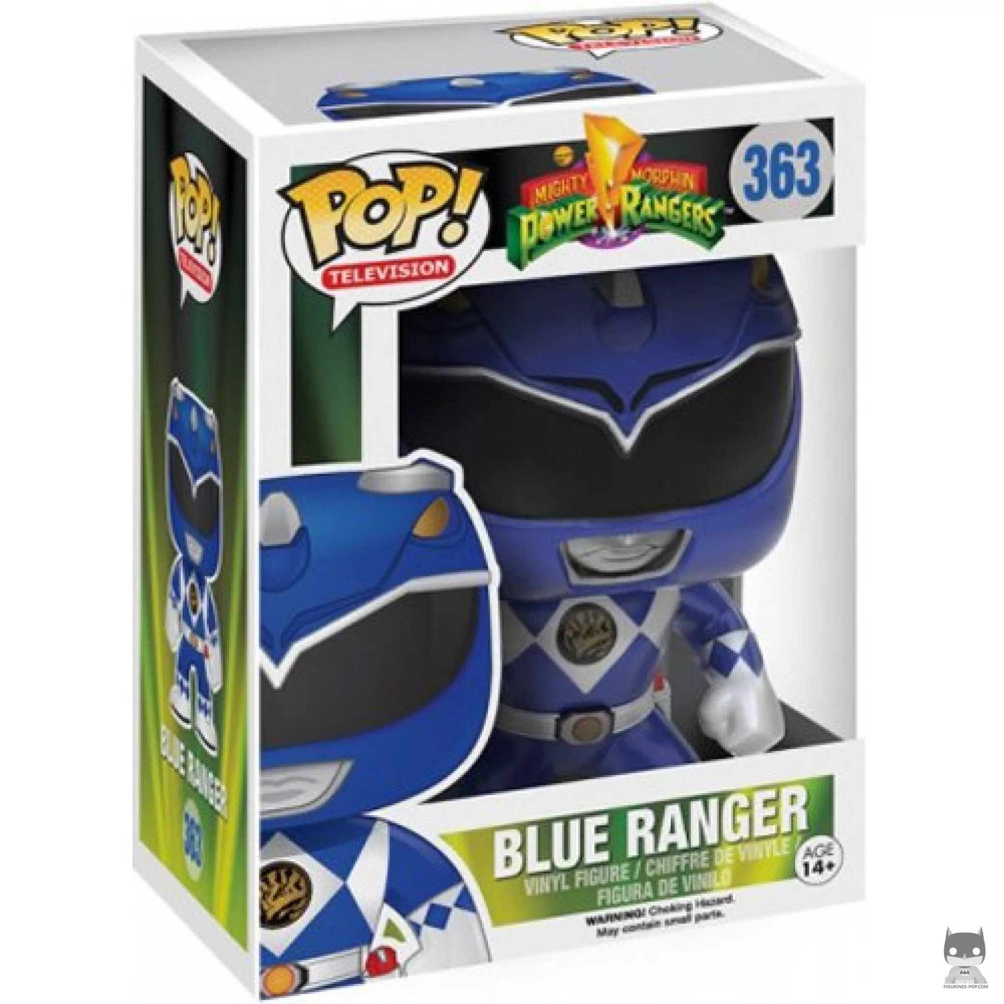 Figura Funko Pop! Ranger Azul en su caja