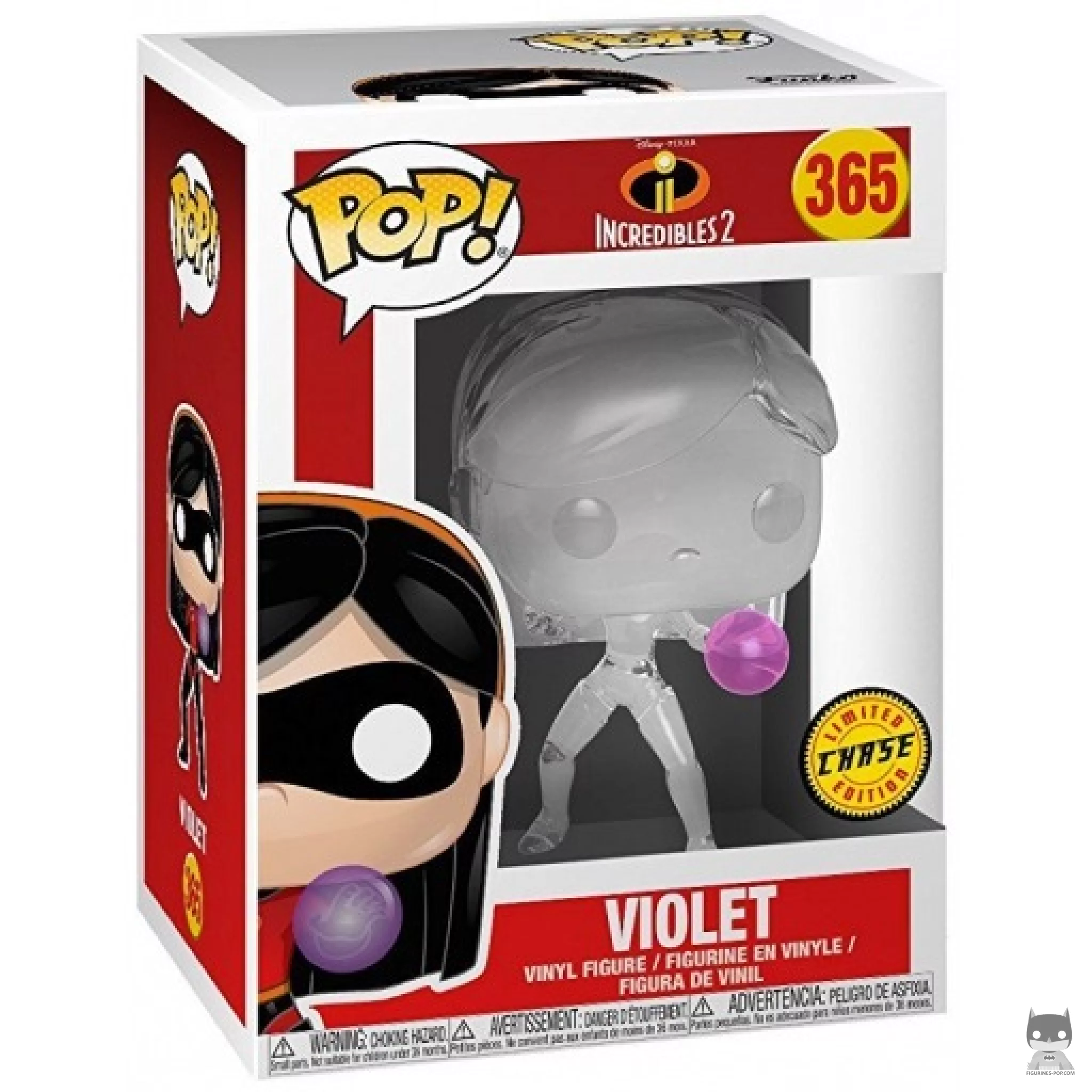 Figura Funko Pop! Violeta (Chase) en su caja