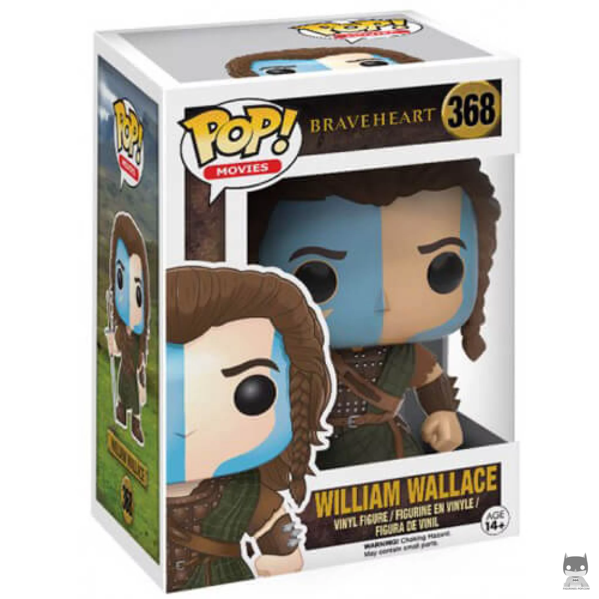 Figura Funko Pop! William Wallace en su caja