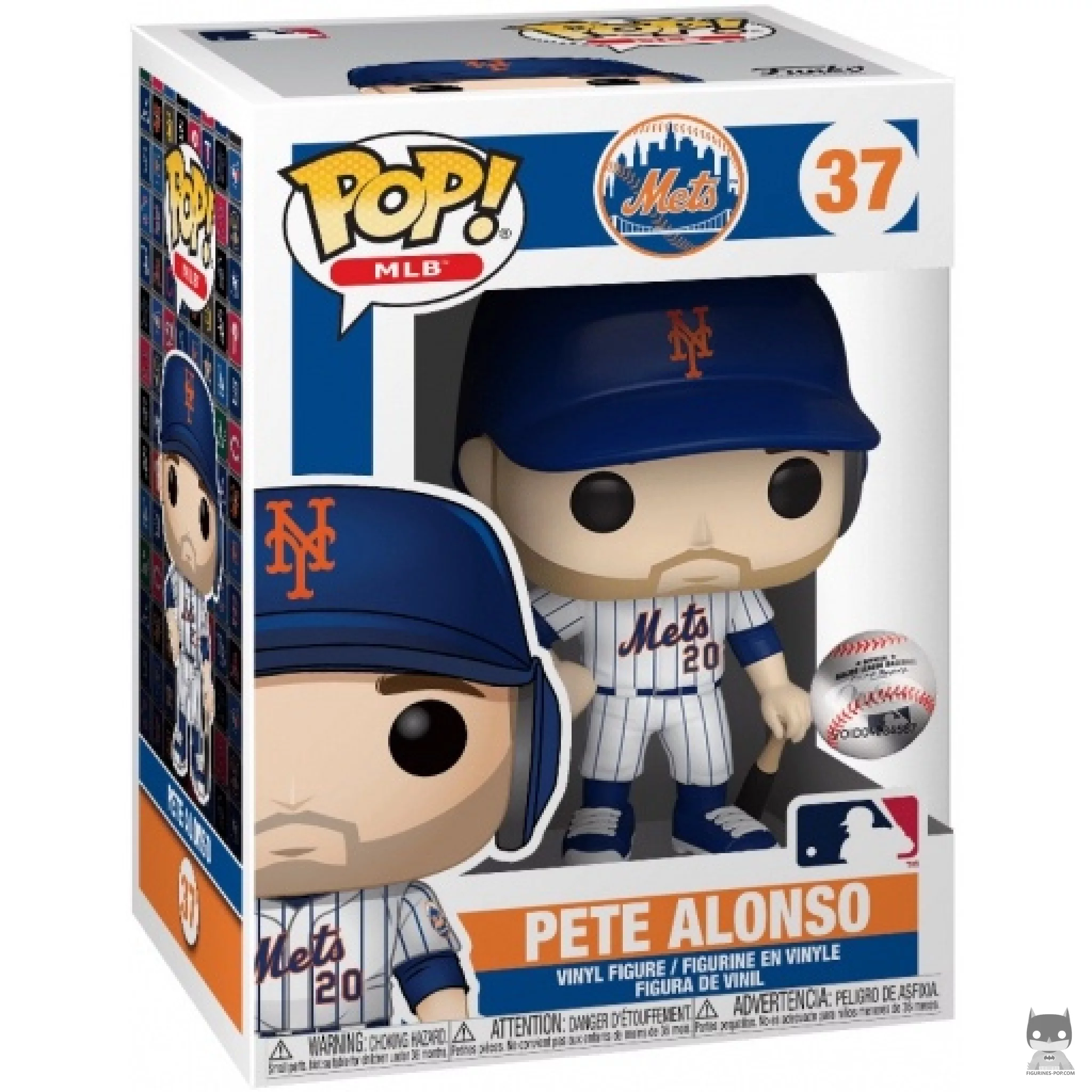 Figura Funko Pop! Pete Alonso en su caja