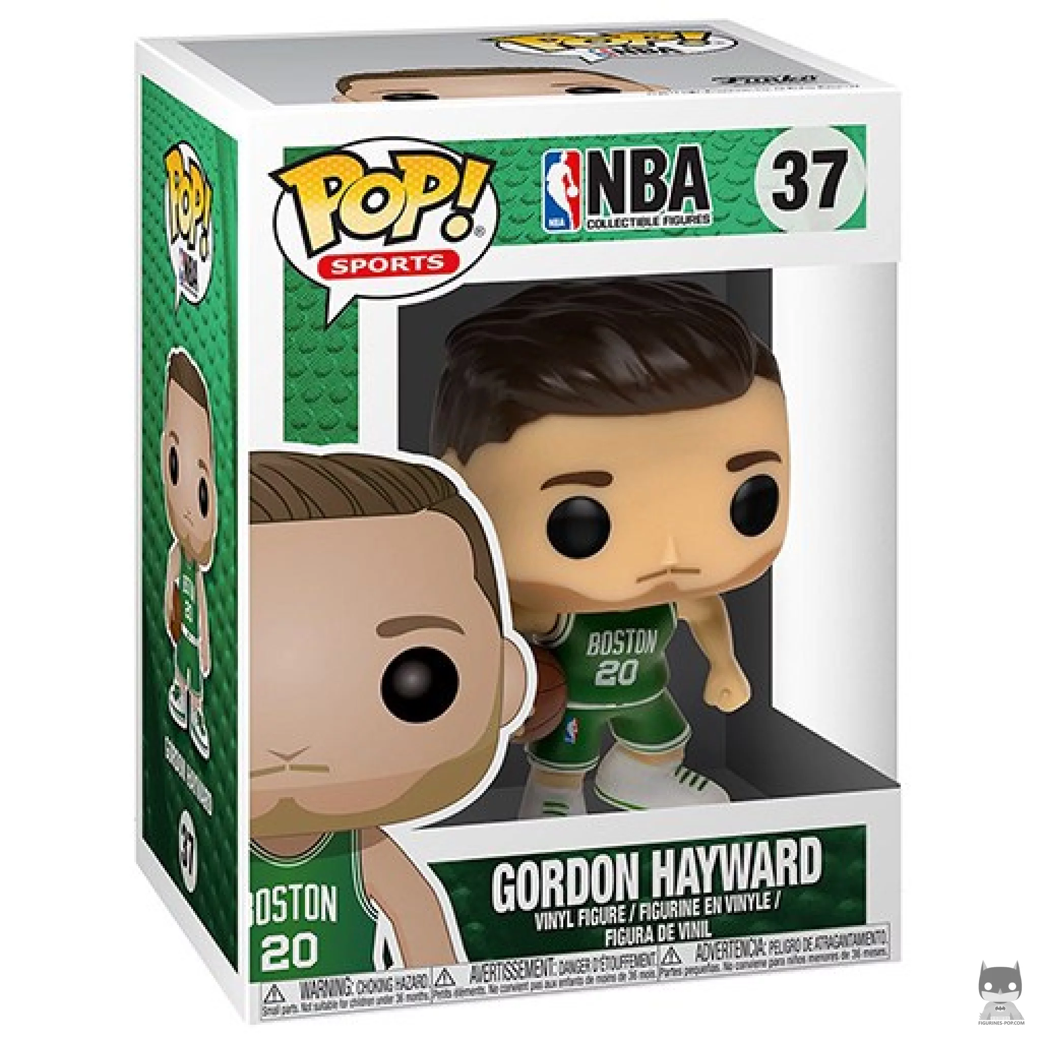 Figura Funko Pop! Gordon Hayward en su caja