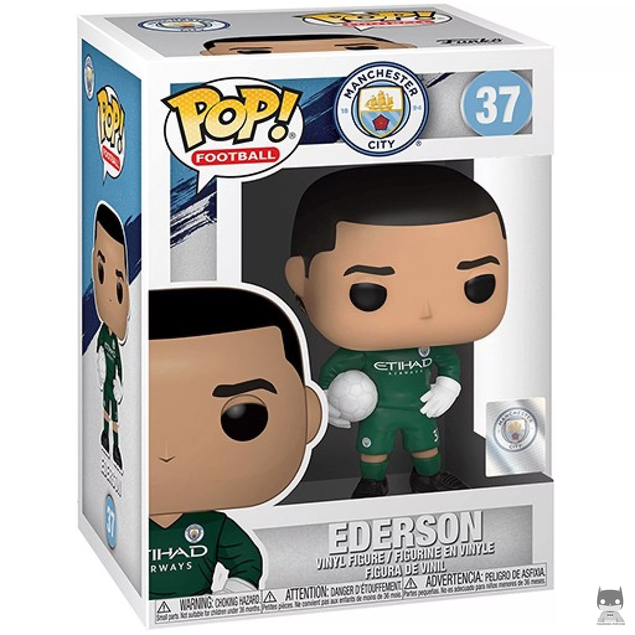 Figura Funko Pop! Ederson (Manchester City) en su caja