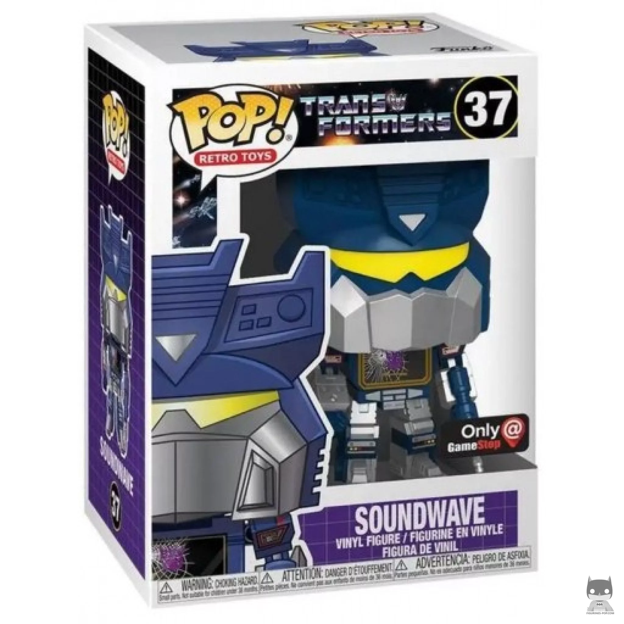 Figura Funko Pop! Soundwave en su caja
