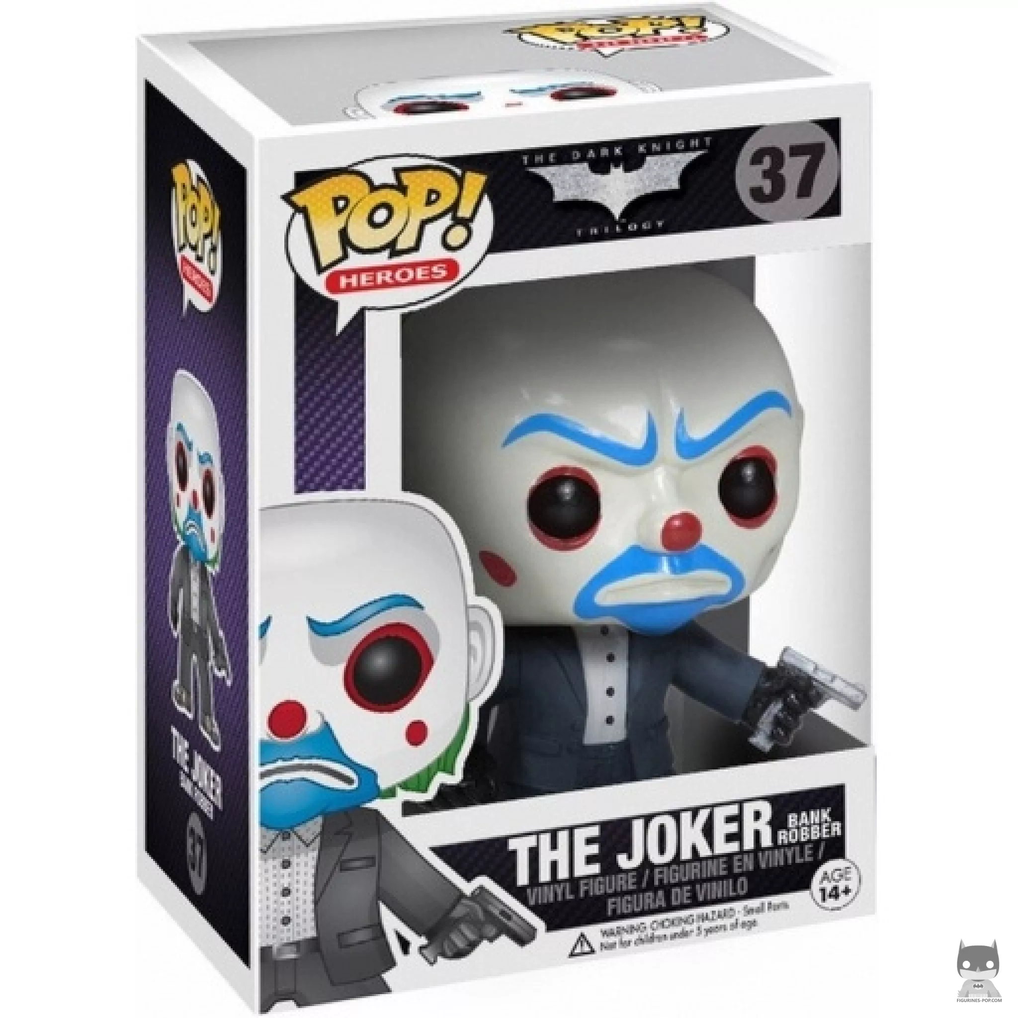 Figura Funko Pop! Joker atracador de bancos en su caja