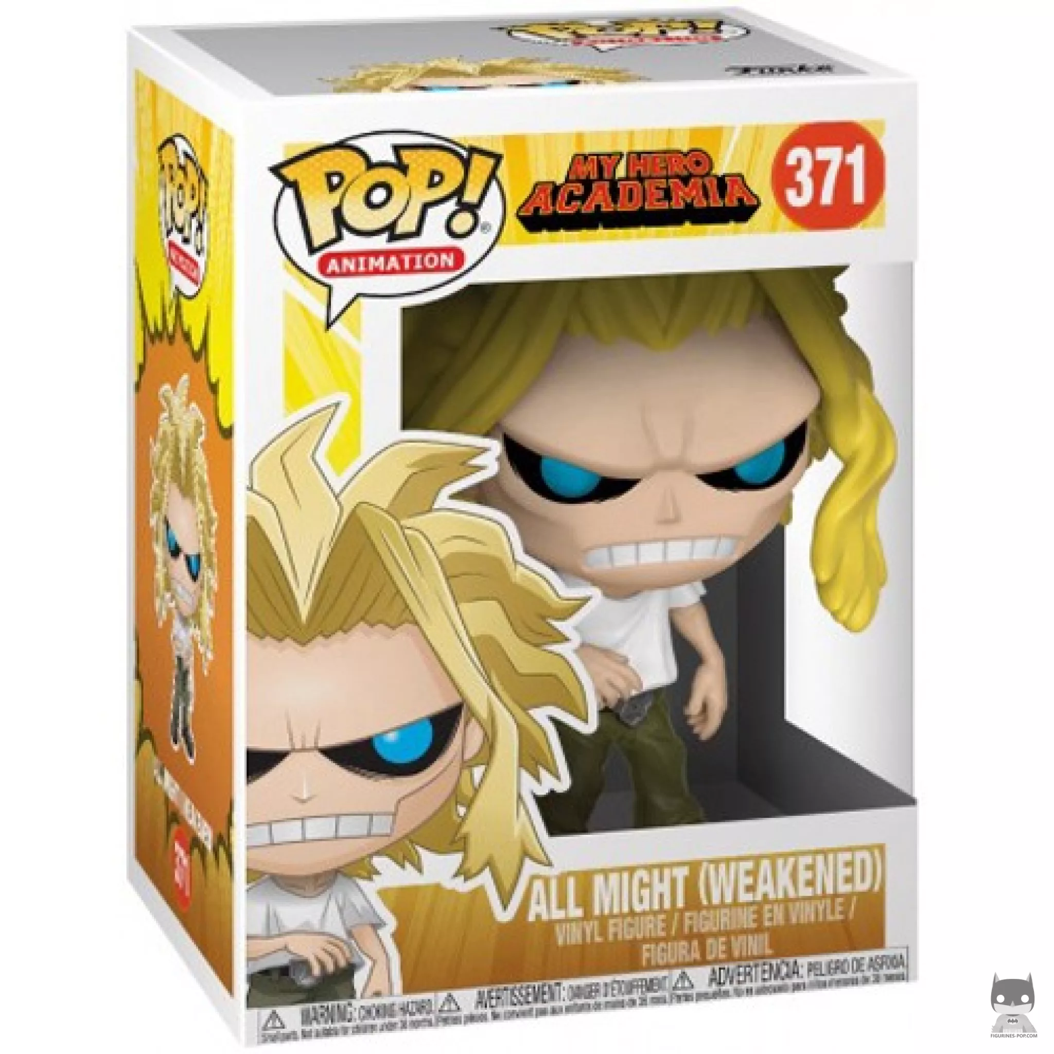 Figura Funko Pop! All Might (Debilitado) en su caja