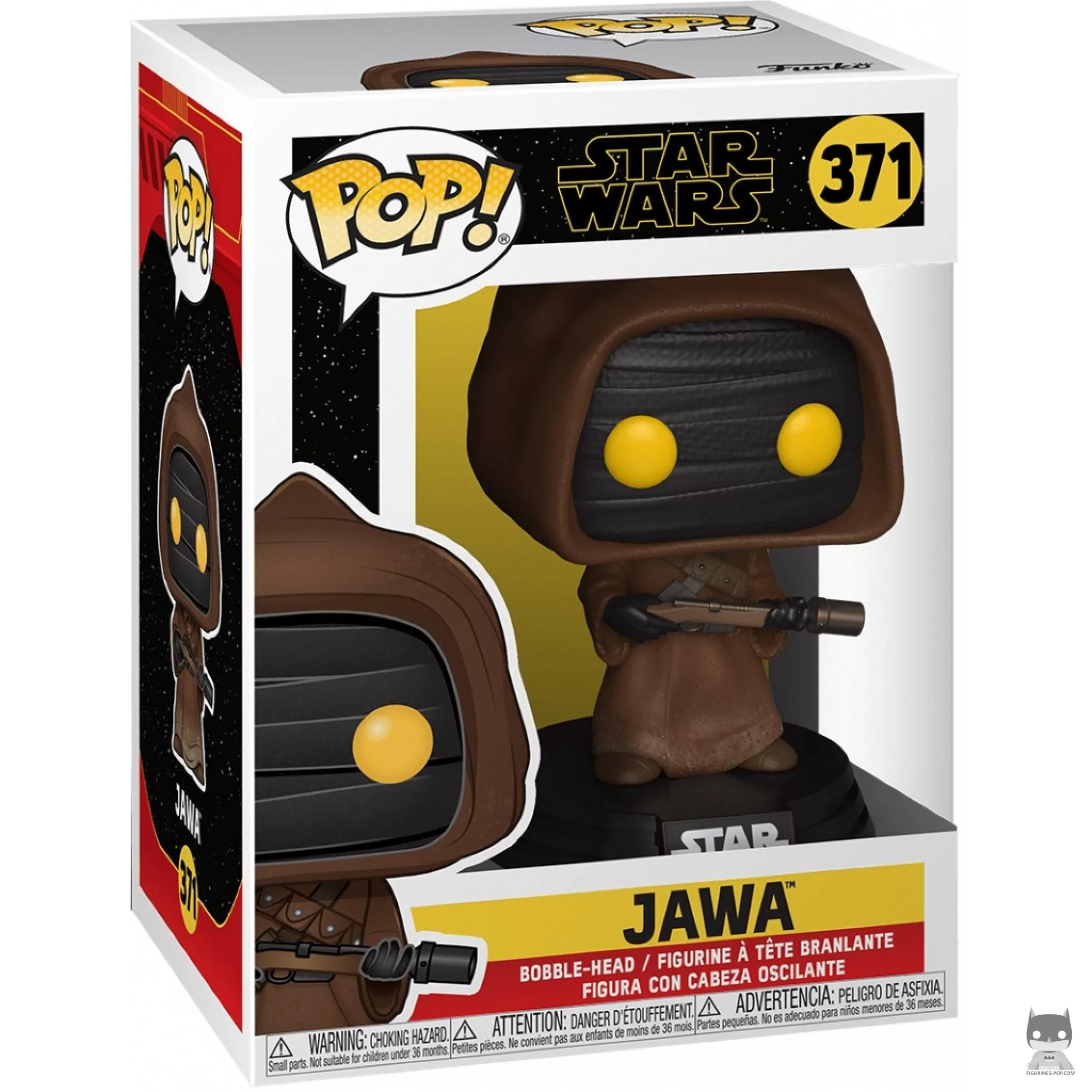 Figura Funko Pop! Jawa en su caja
