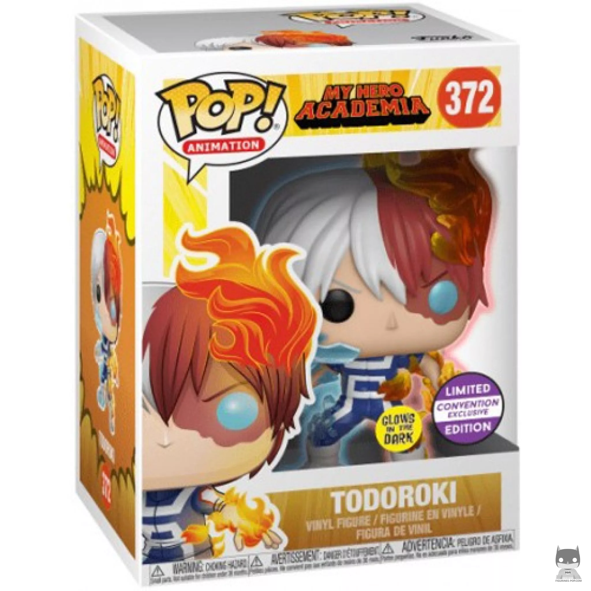 Figura Funko Pop! Todoroki (Brilla en la oscuridad) en su caja